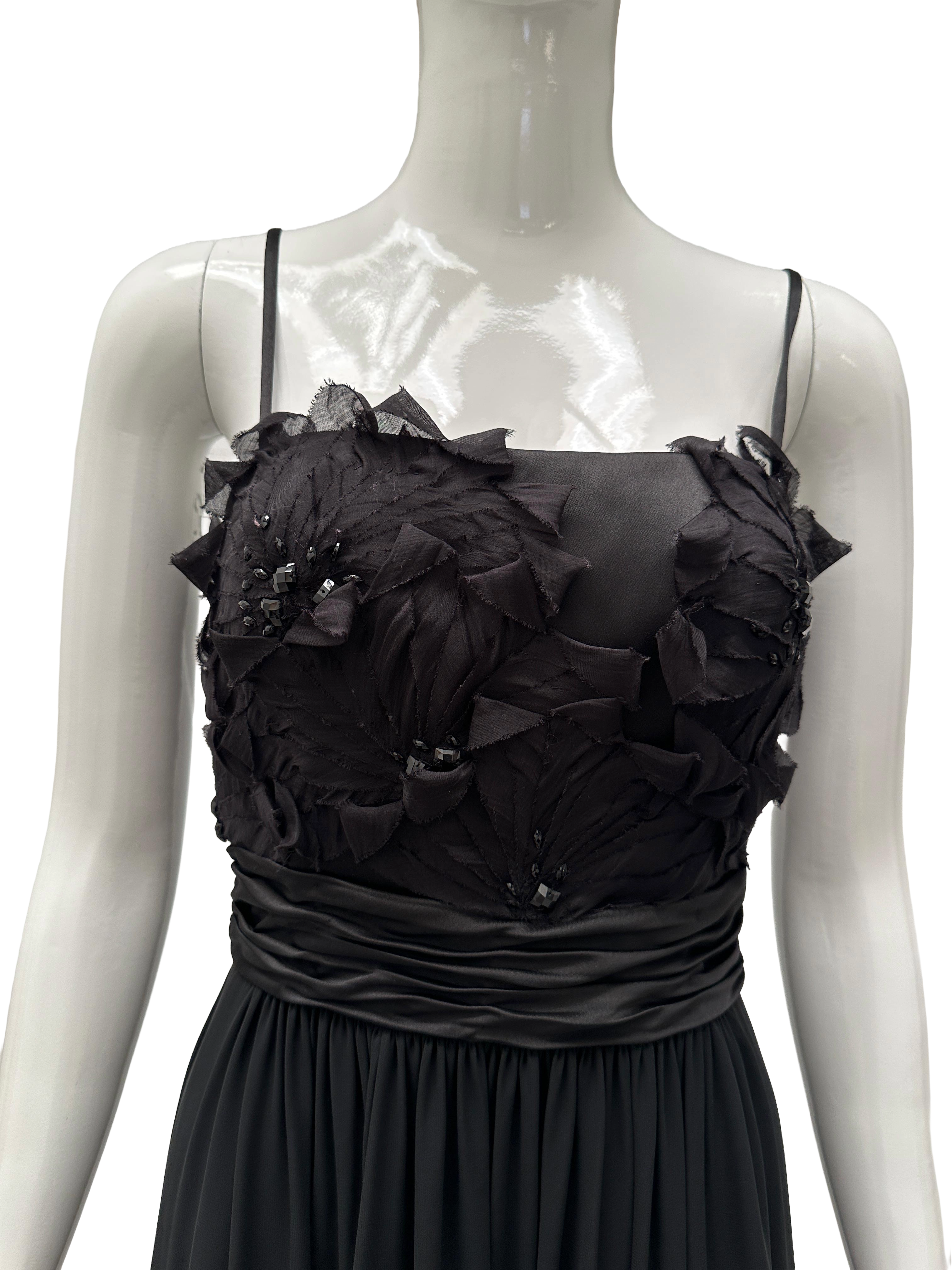 Max and Cleo long black dress - size 36
