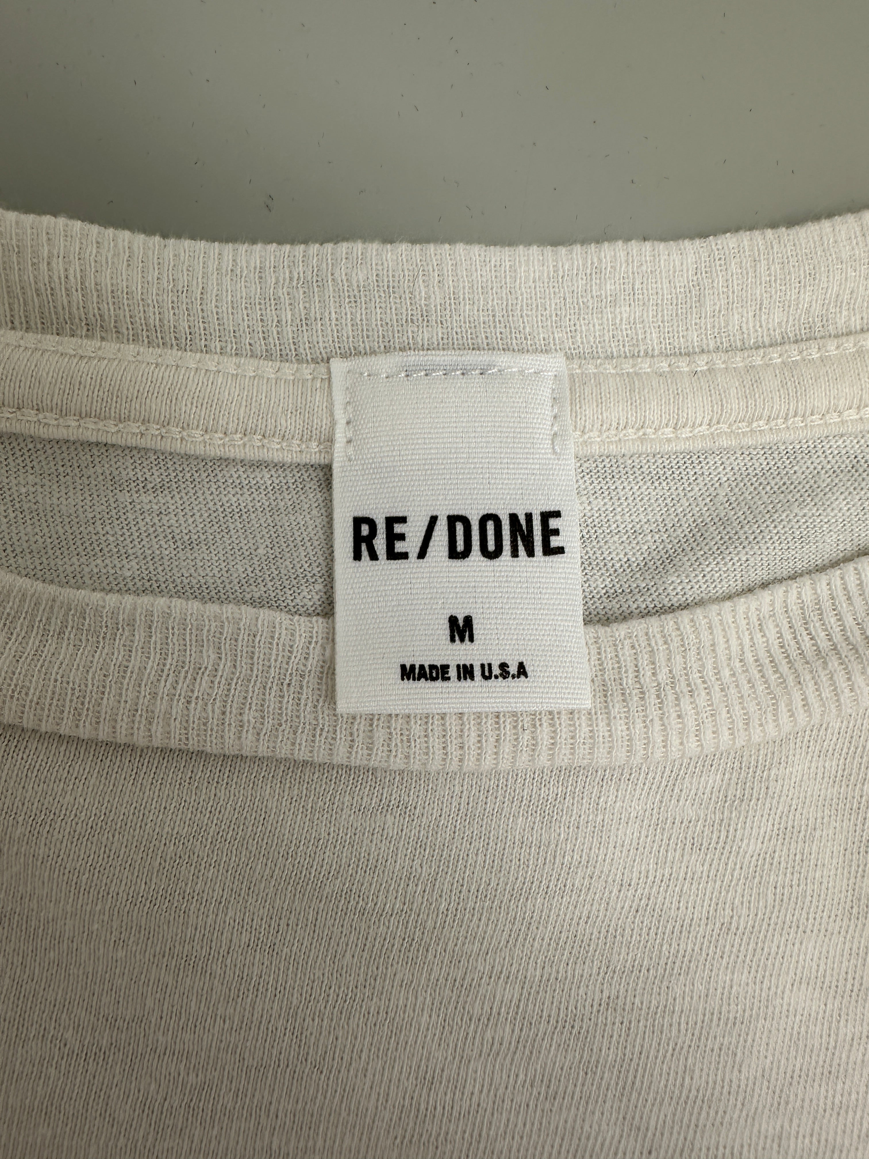 Re/Done white "In your dreams" - size 38