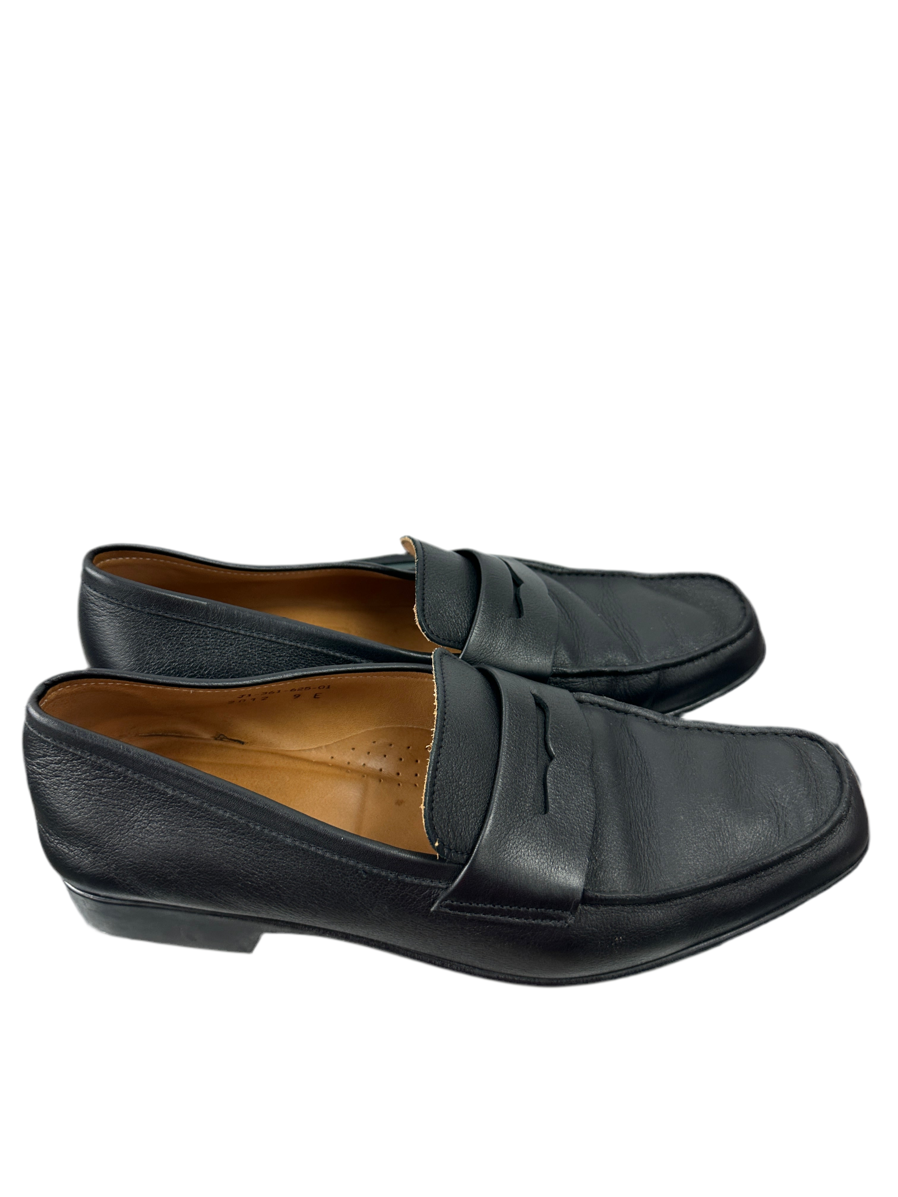 J.M Weston leather loafers - size 42