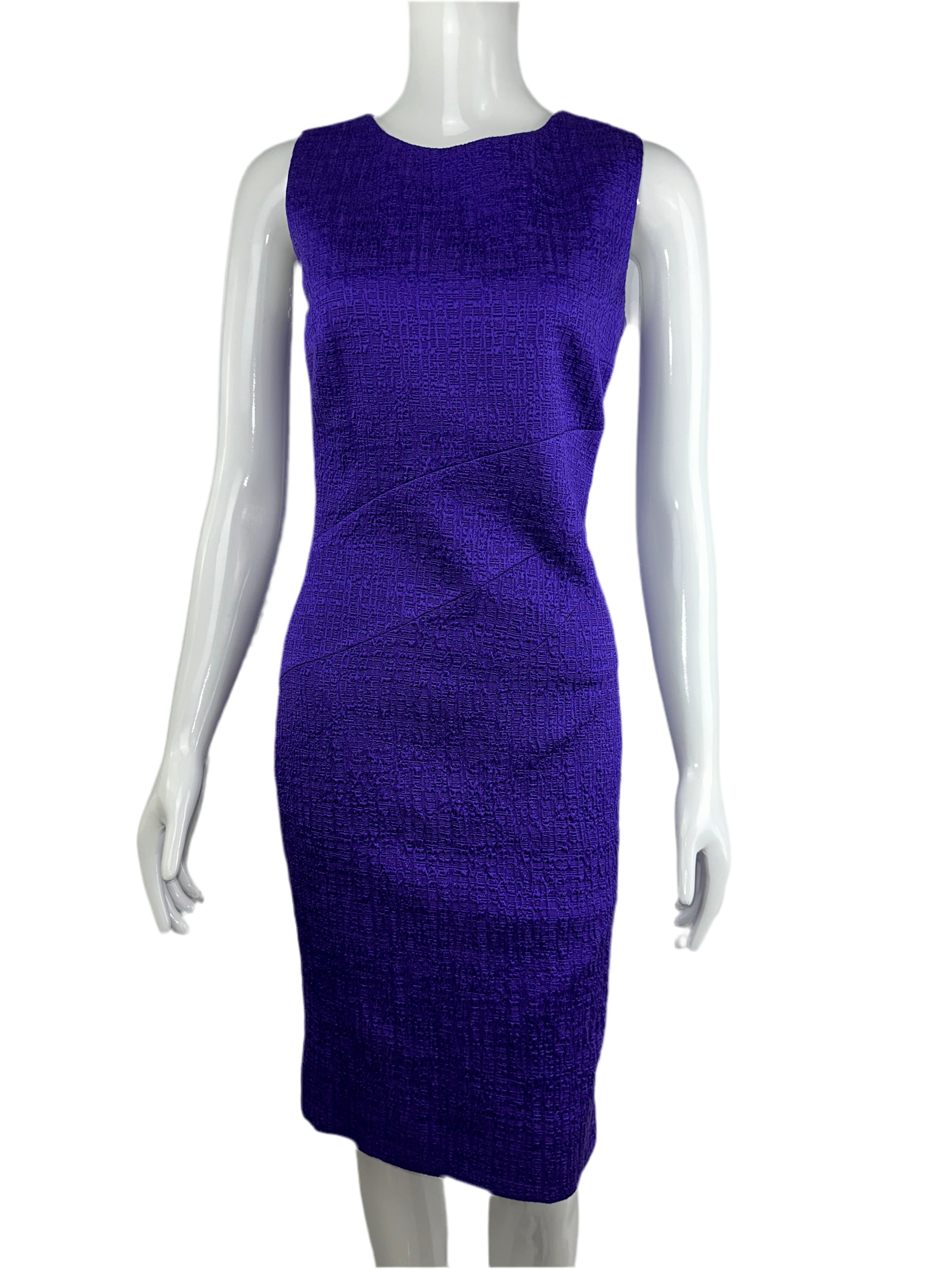 Oscar de la Renta purple long dress - size 34
