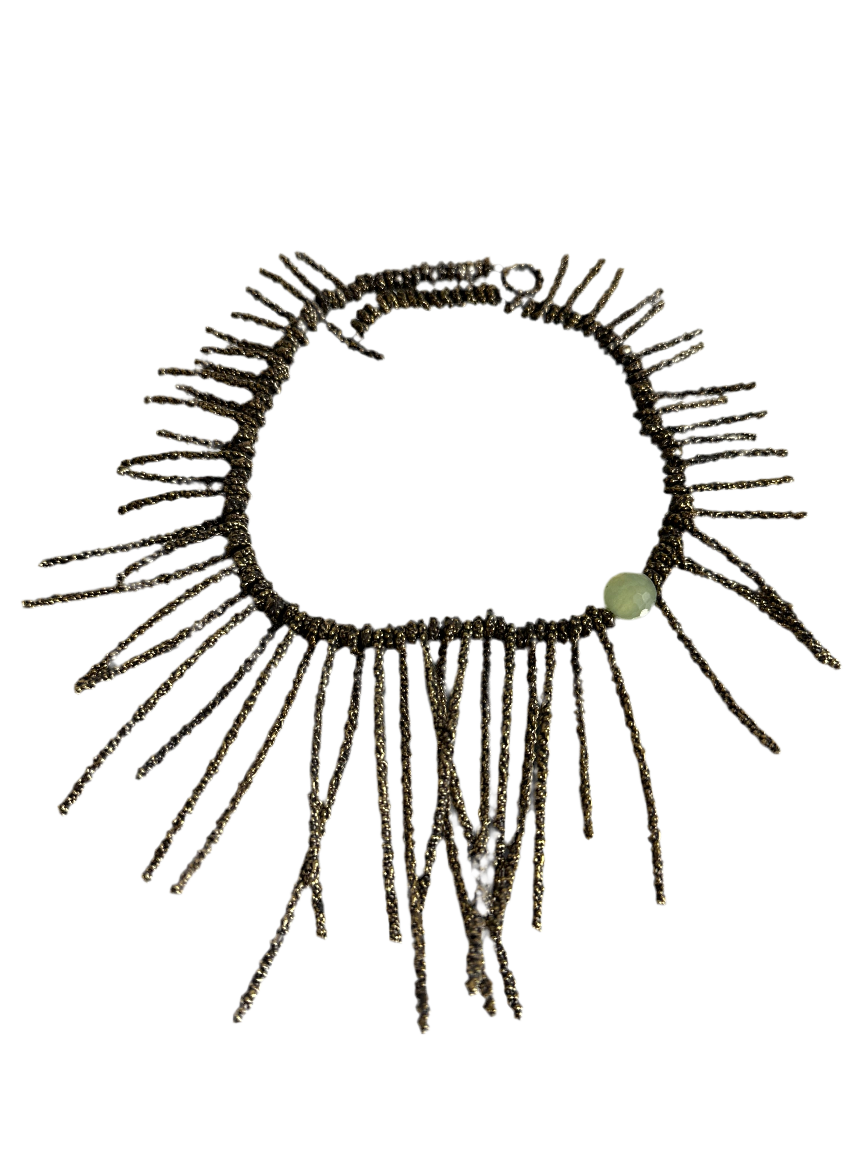 Daniela De Marchi fringe necklace BBR new jade