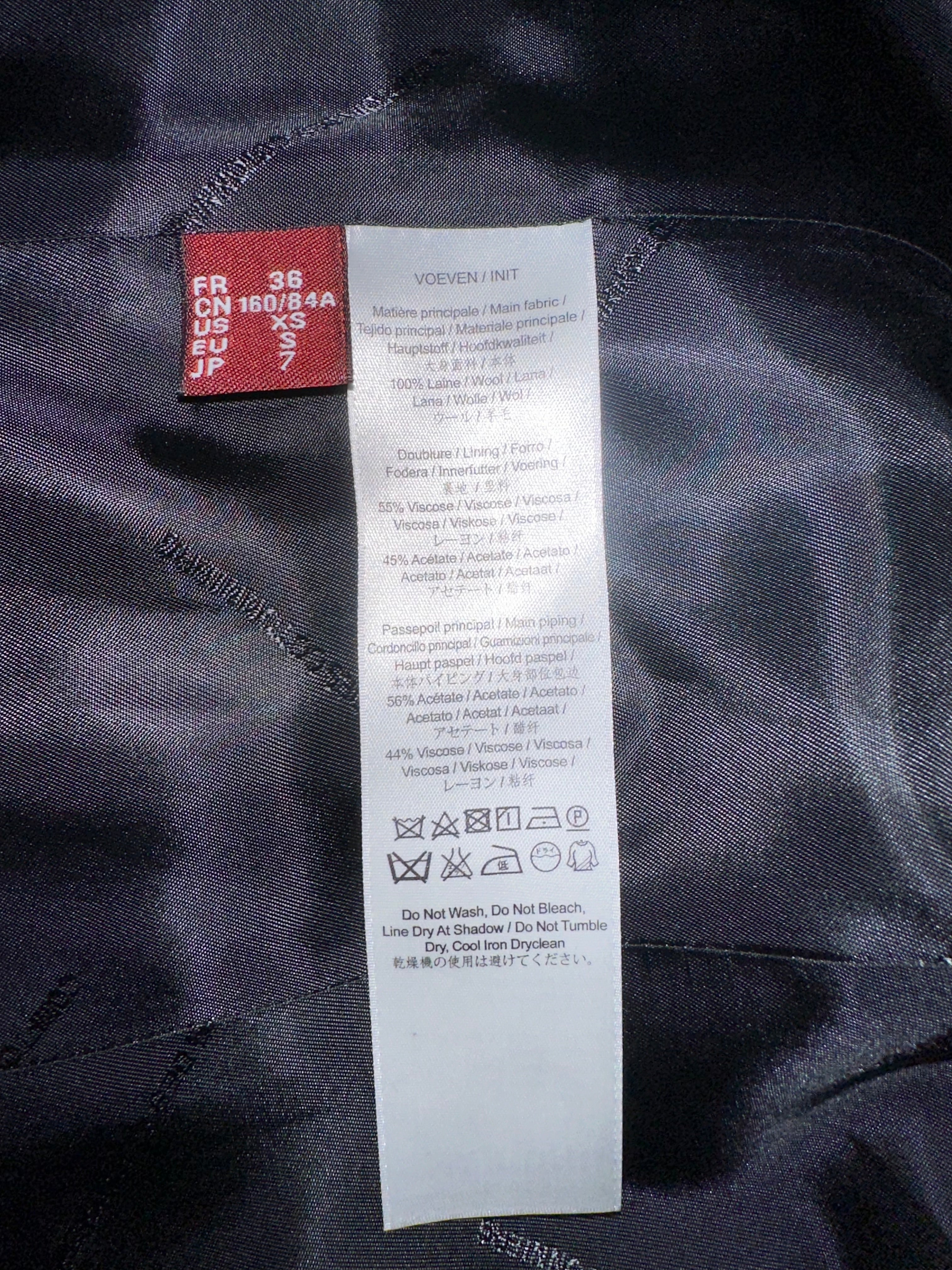 Comptoir des cotonniers navy blue suit jacket - size 36