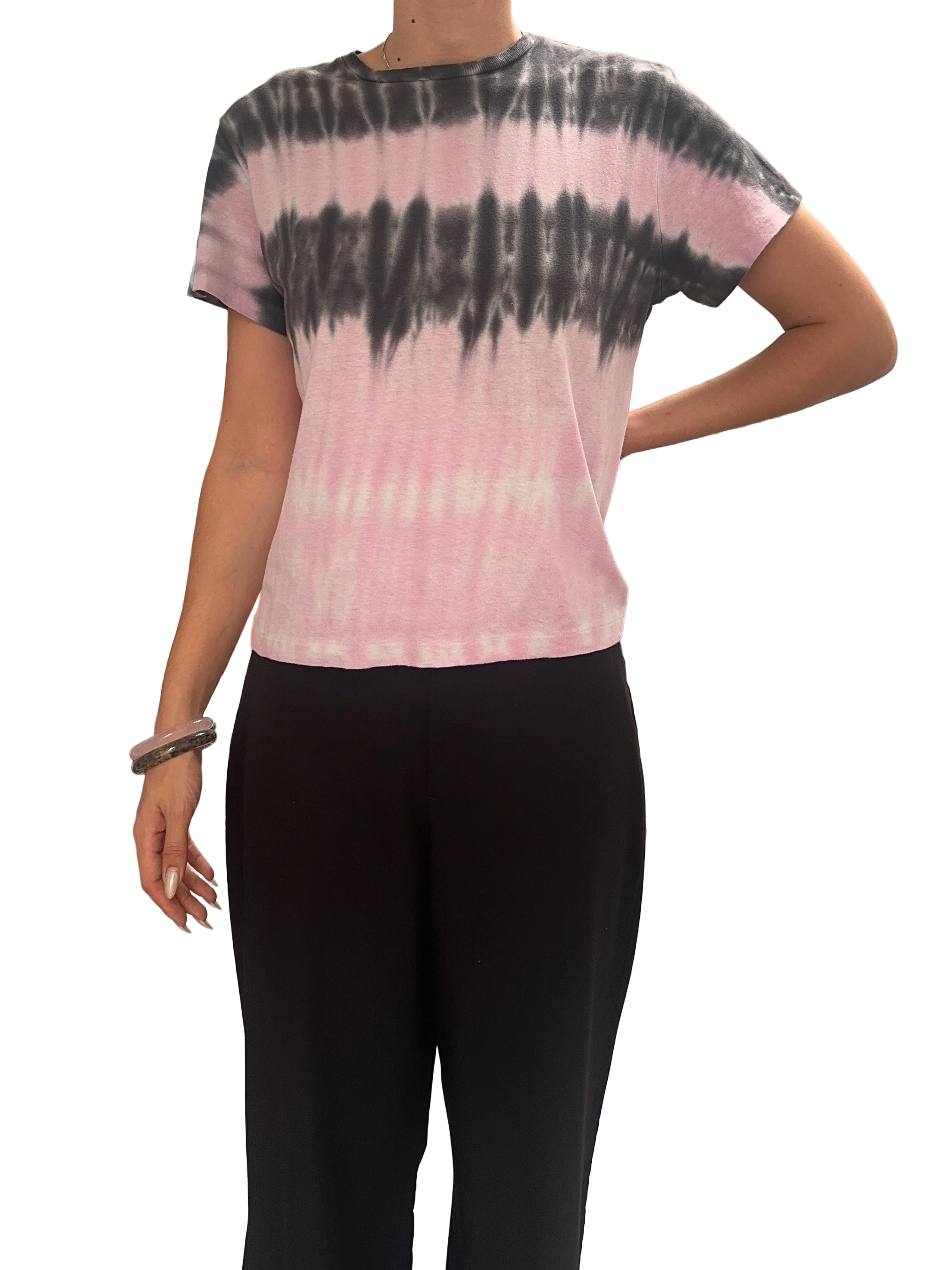 Re/Done grey/pink t-shirt - size 38