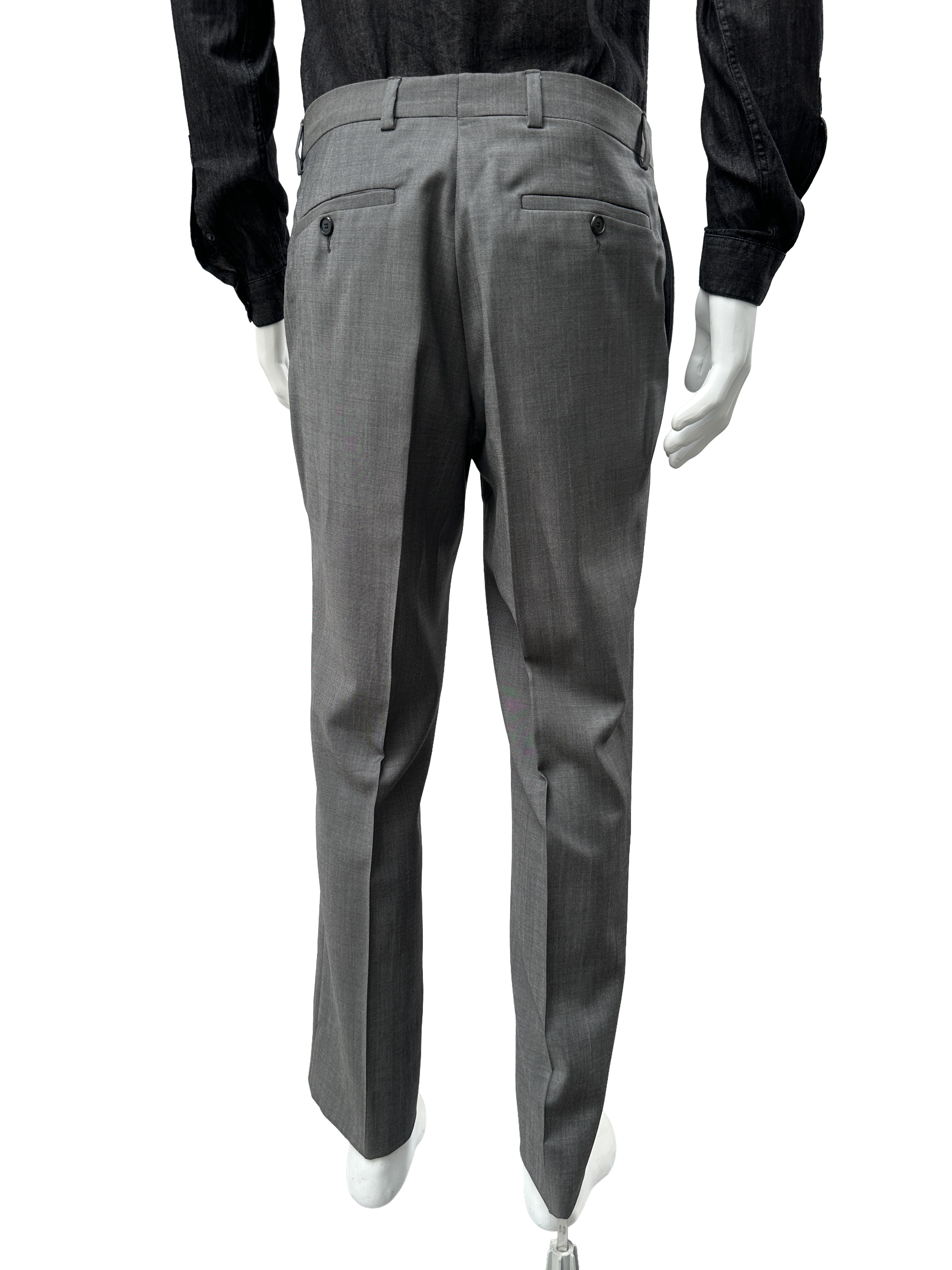 Givenchy grey wool tailored trousers - size 43