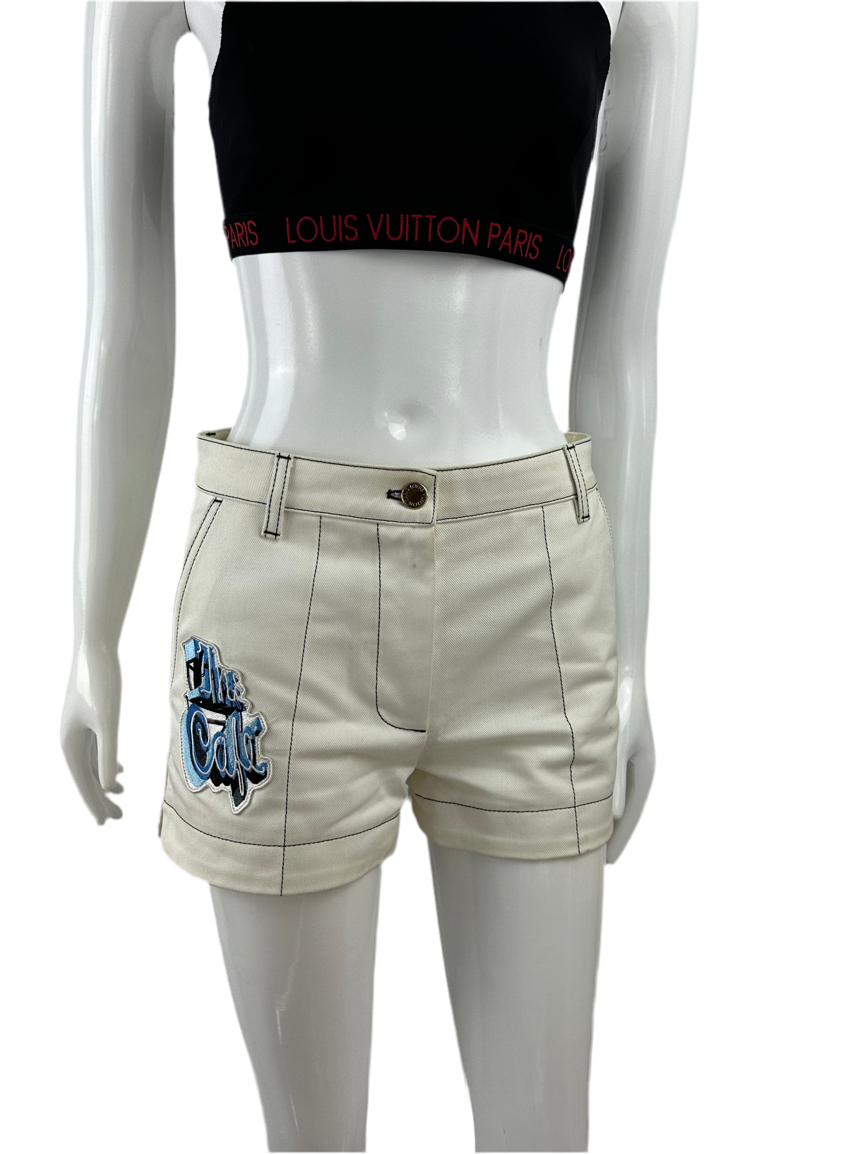 Louis Vuitton white shorts - size 34
