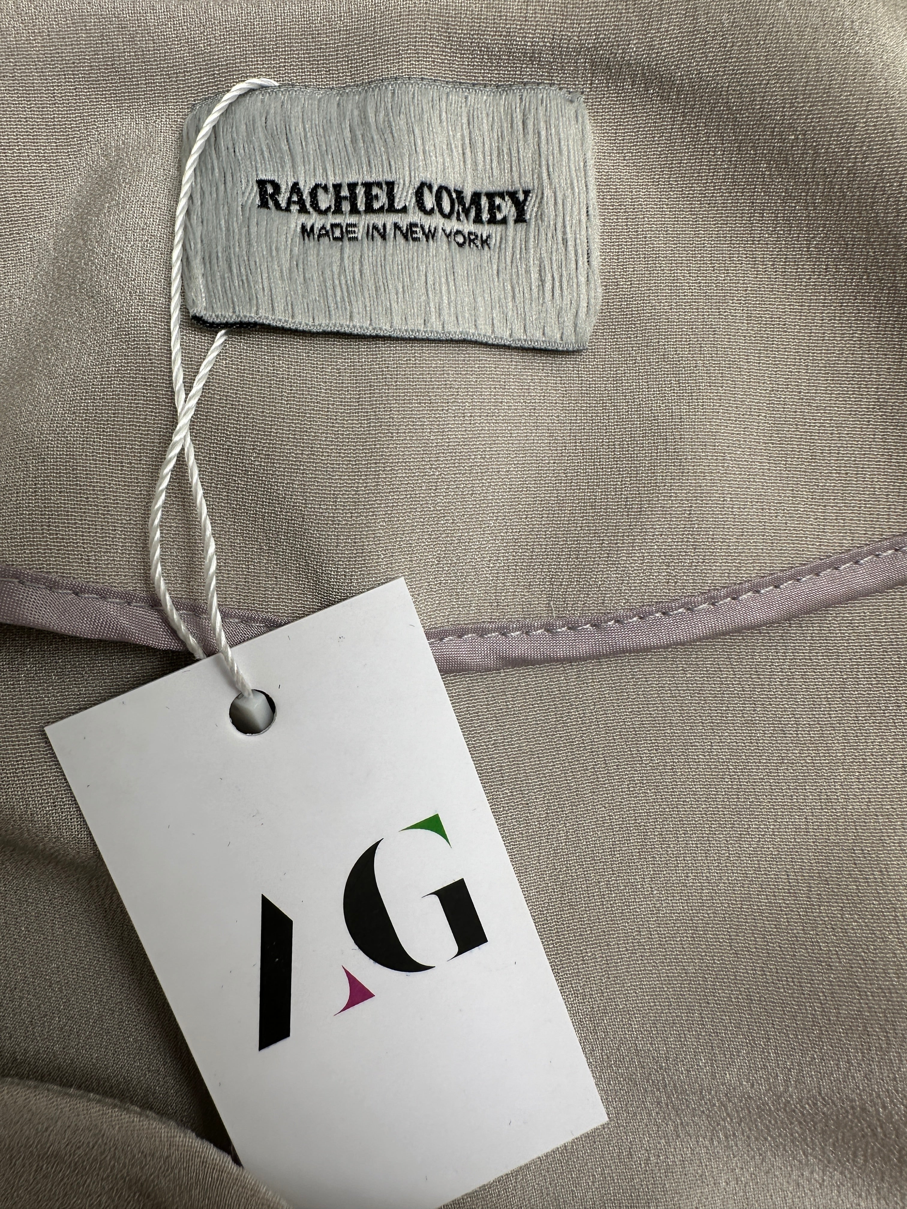 Rachel Comey taupe ruffled tank top - size 38