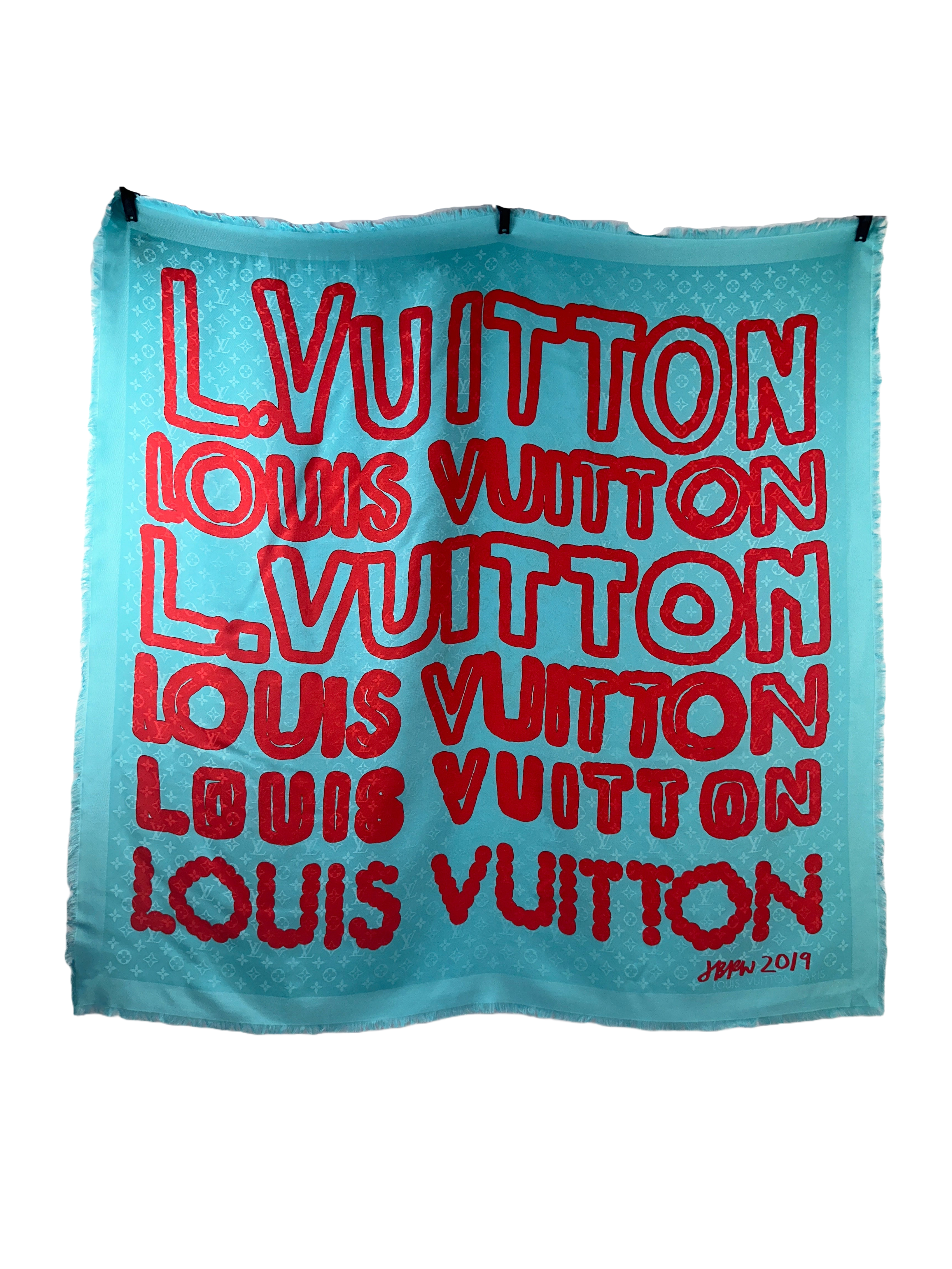 Louis Vuitton Limited Edition Jonas Wood Stole