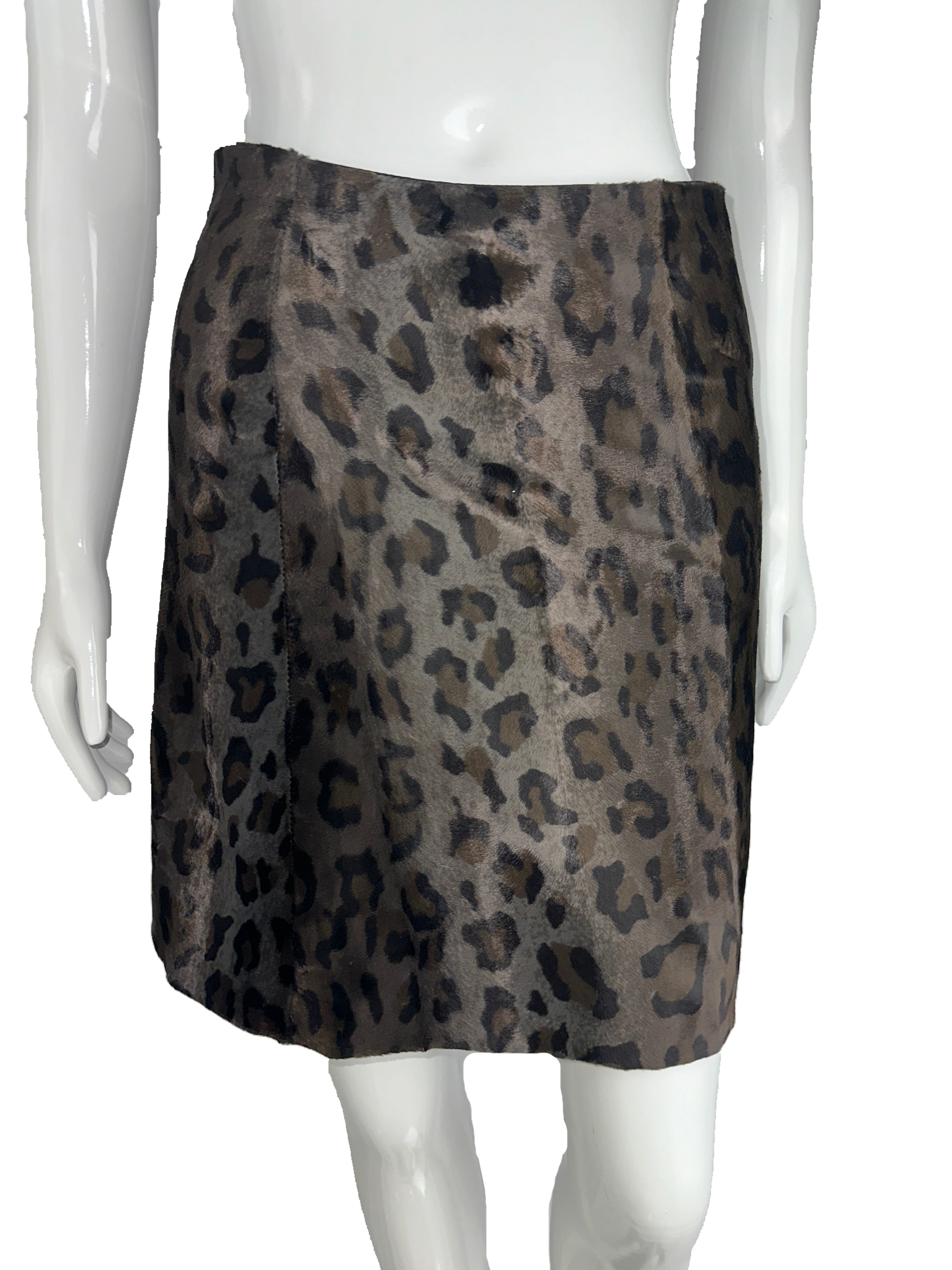 SportMax Code leopard print skirt- size 34