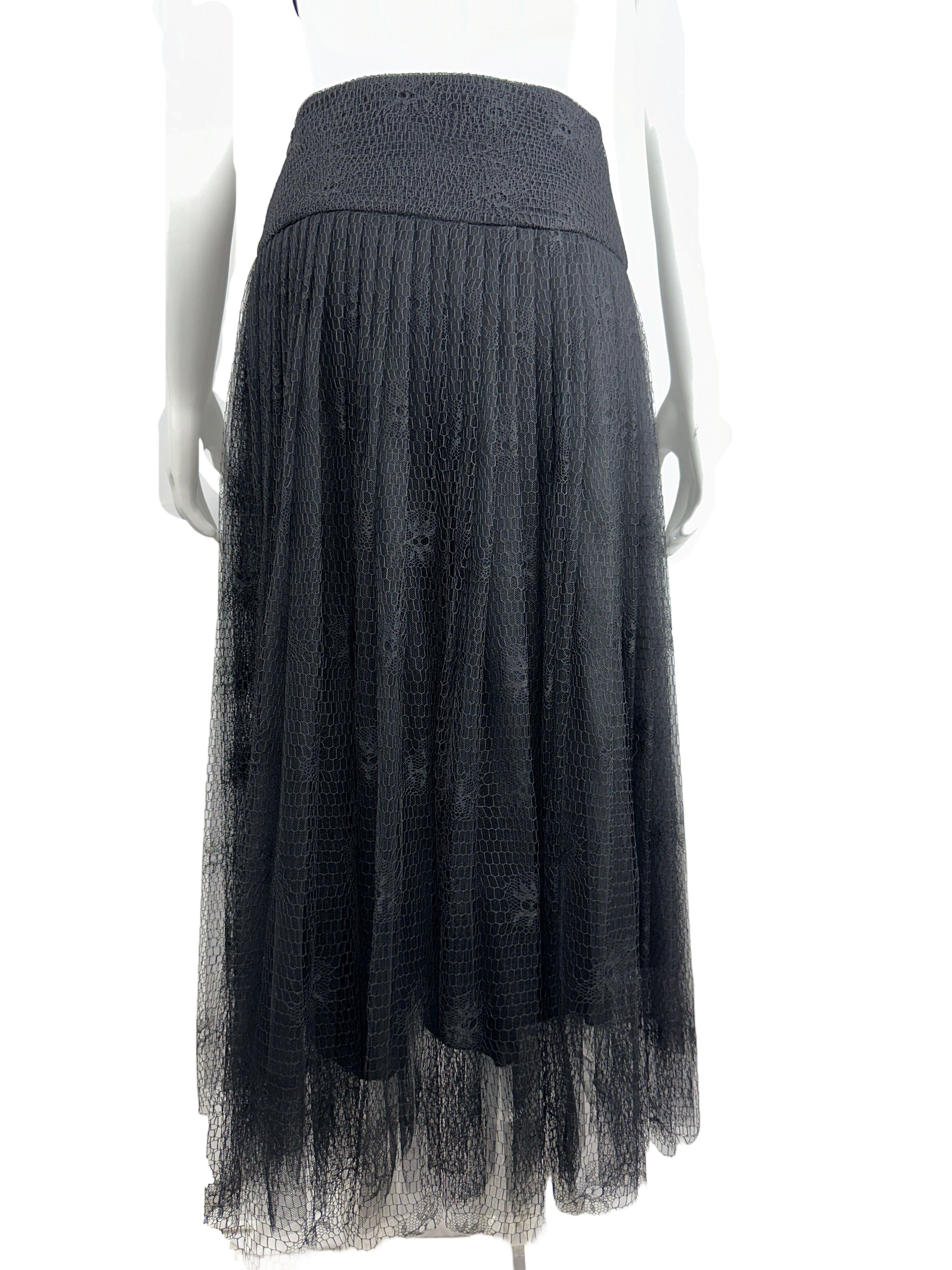 Dior sheer pleated skirt - size 36