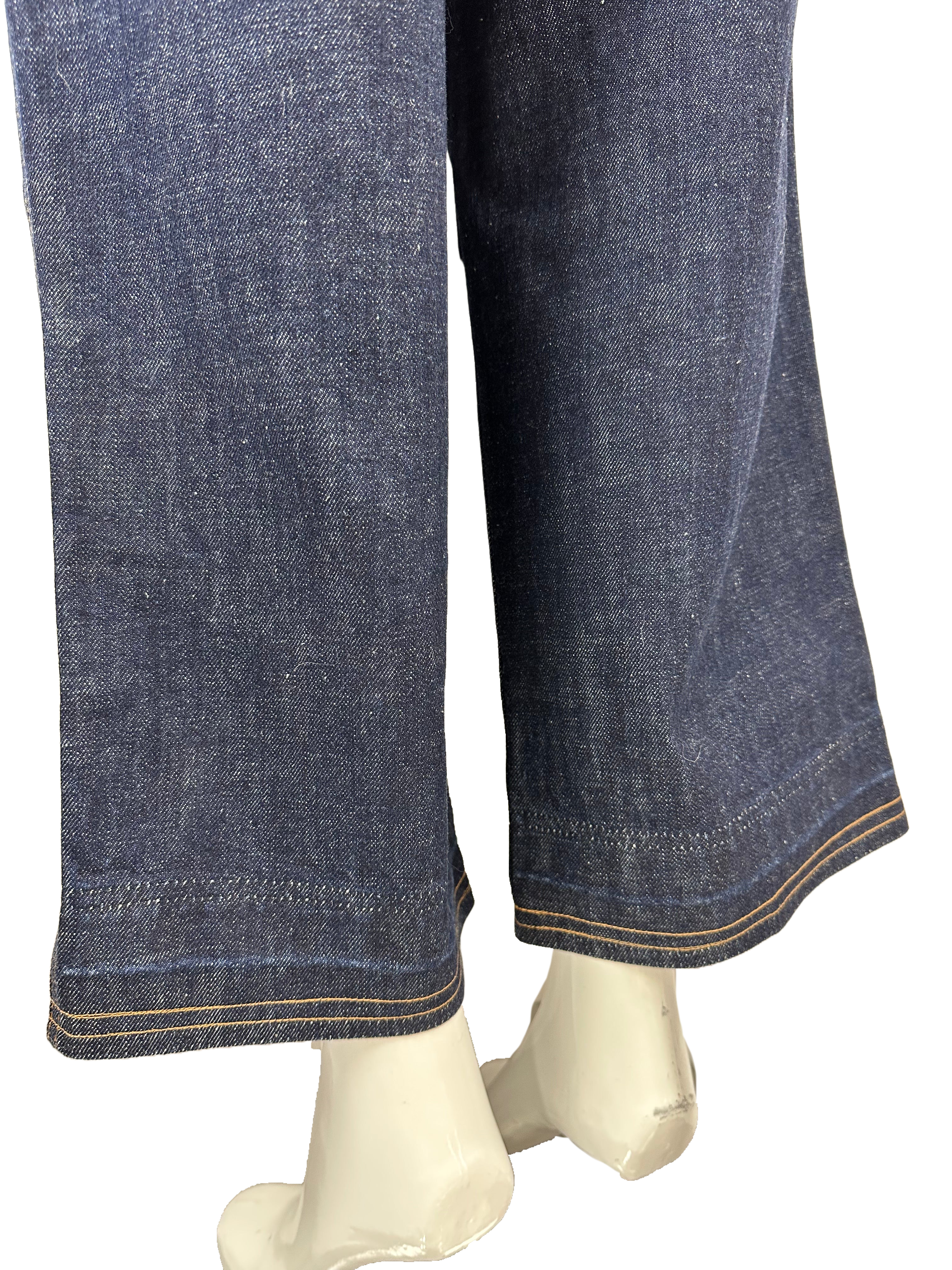 Christian Dior 8 cargo jeans D02 Deep blue cotton denim - size 32 FR