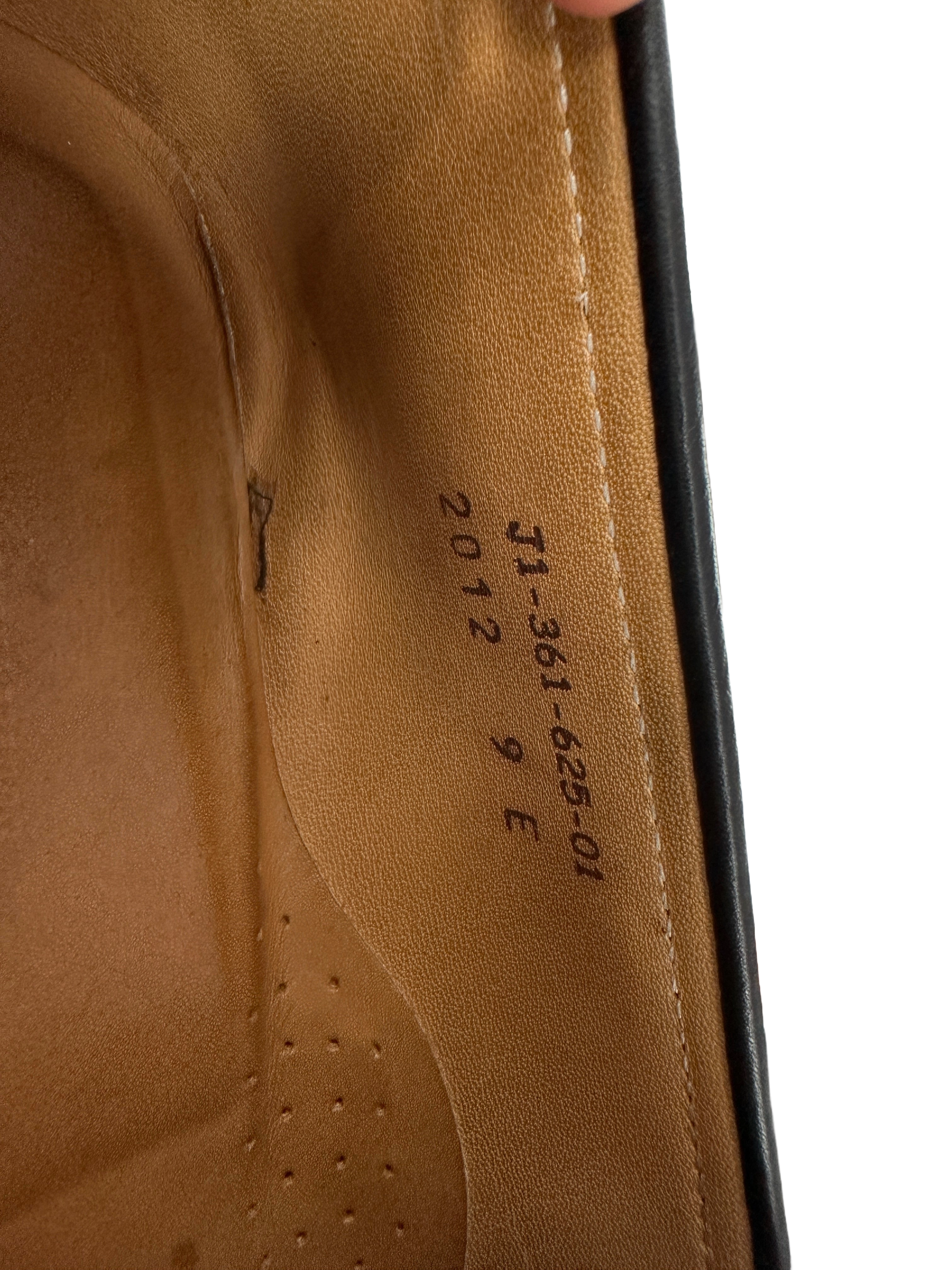 J.M Weston leather loafers - size 42