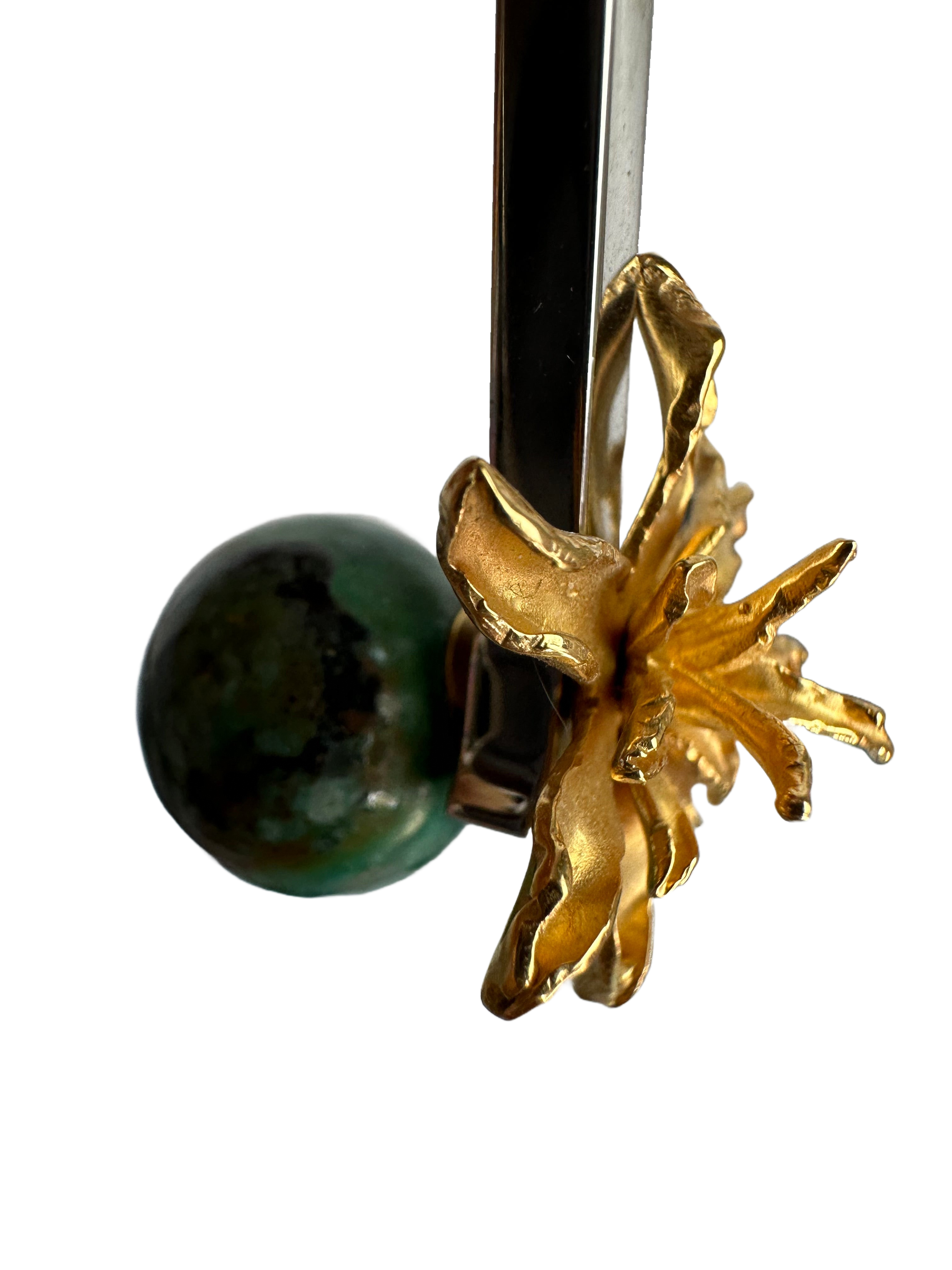 Dior tribal jardin gold finish