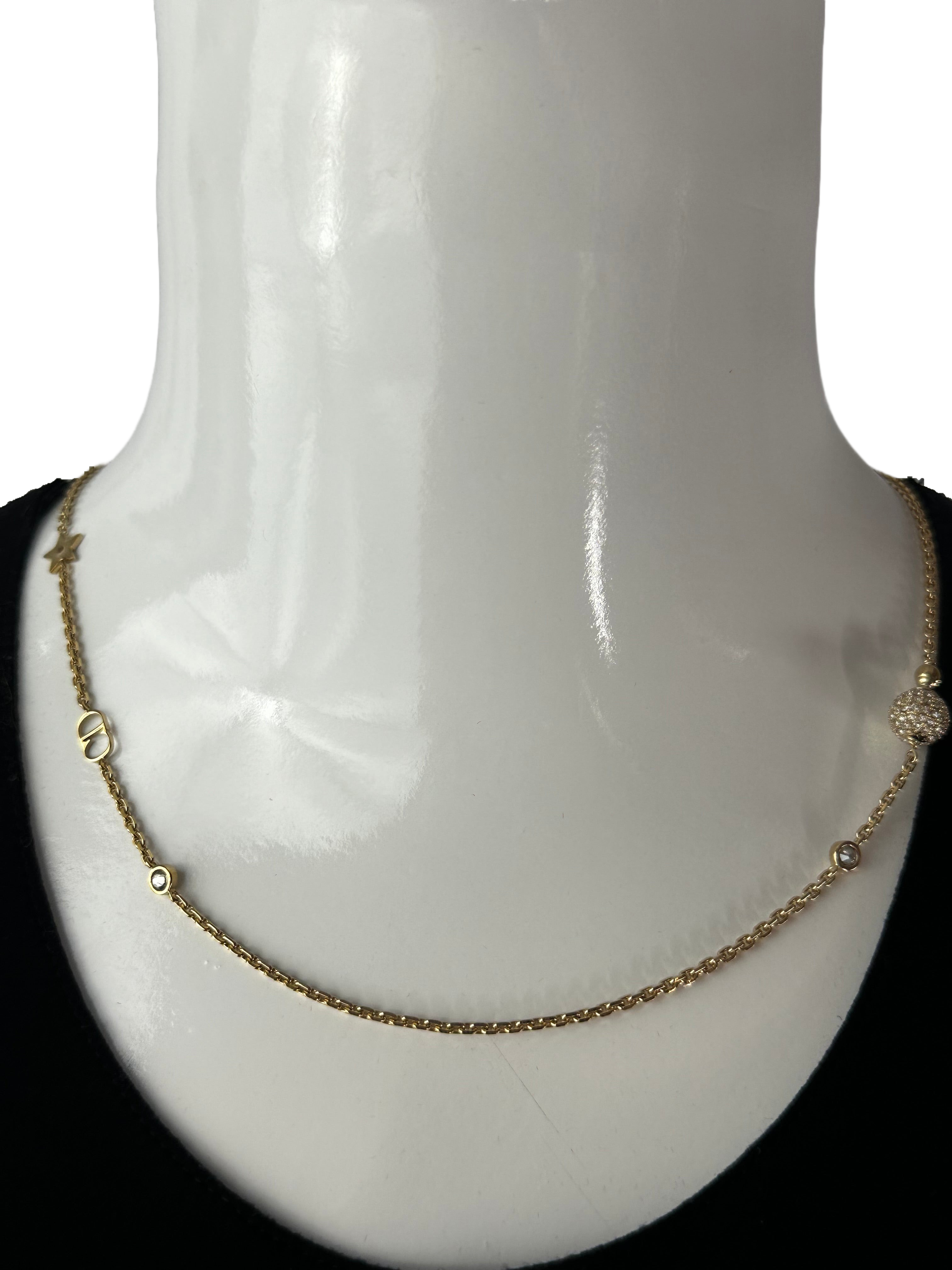 Dior choker star and strass