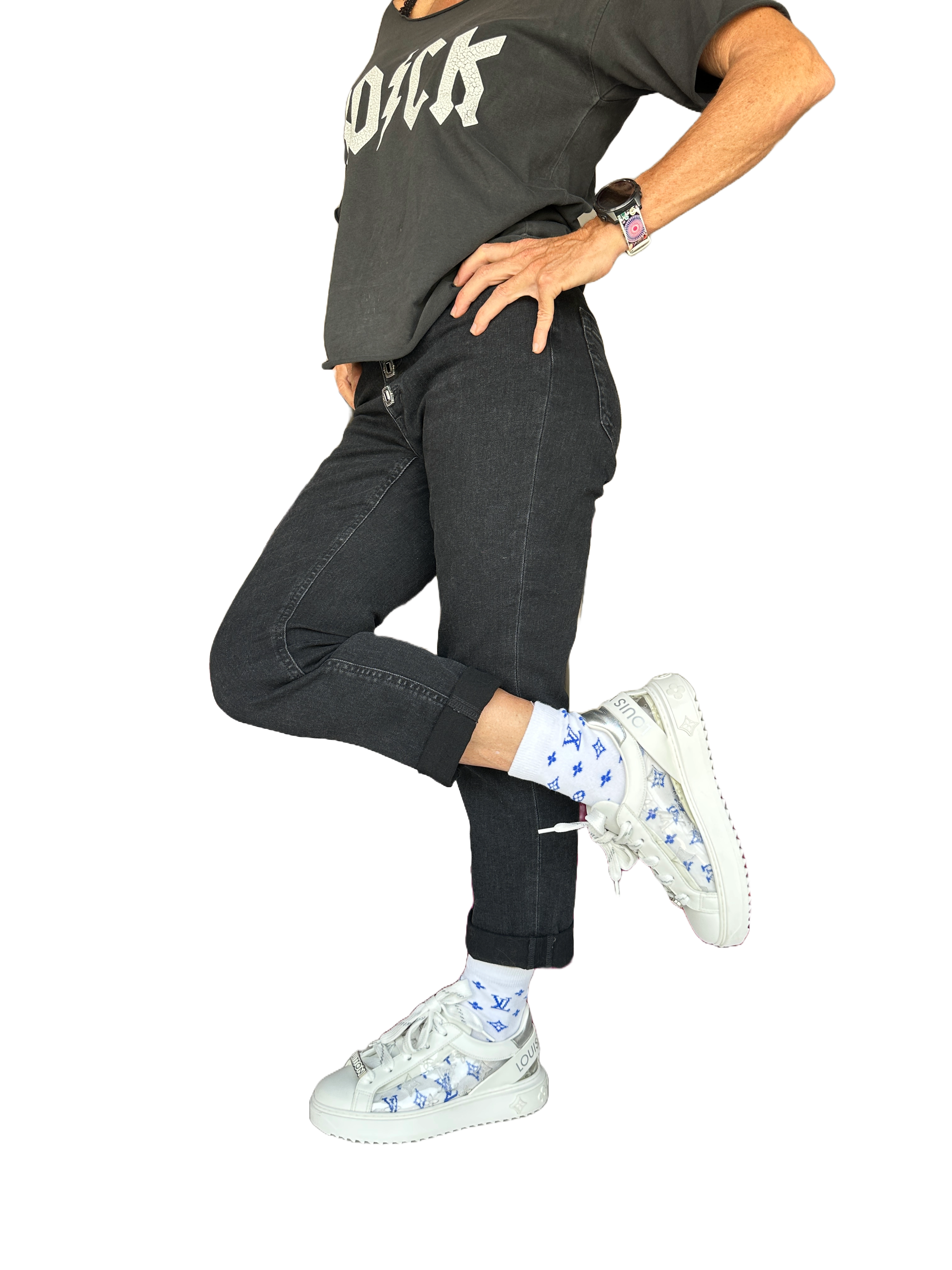 Louis Vuitton monogram PVC Time Out - size 37