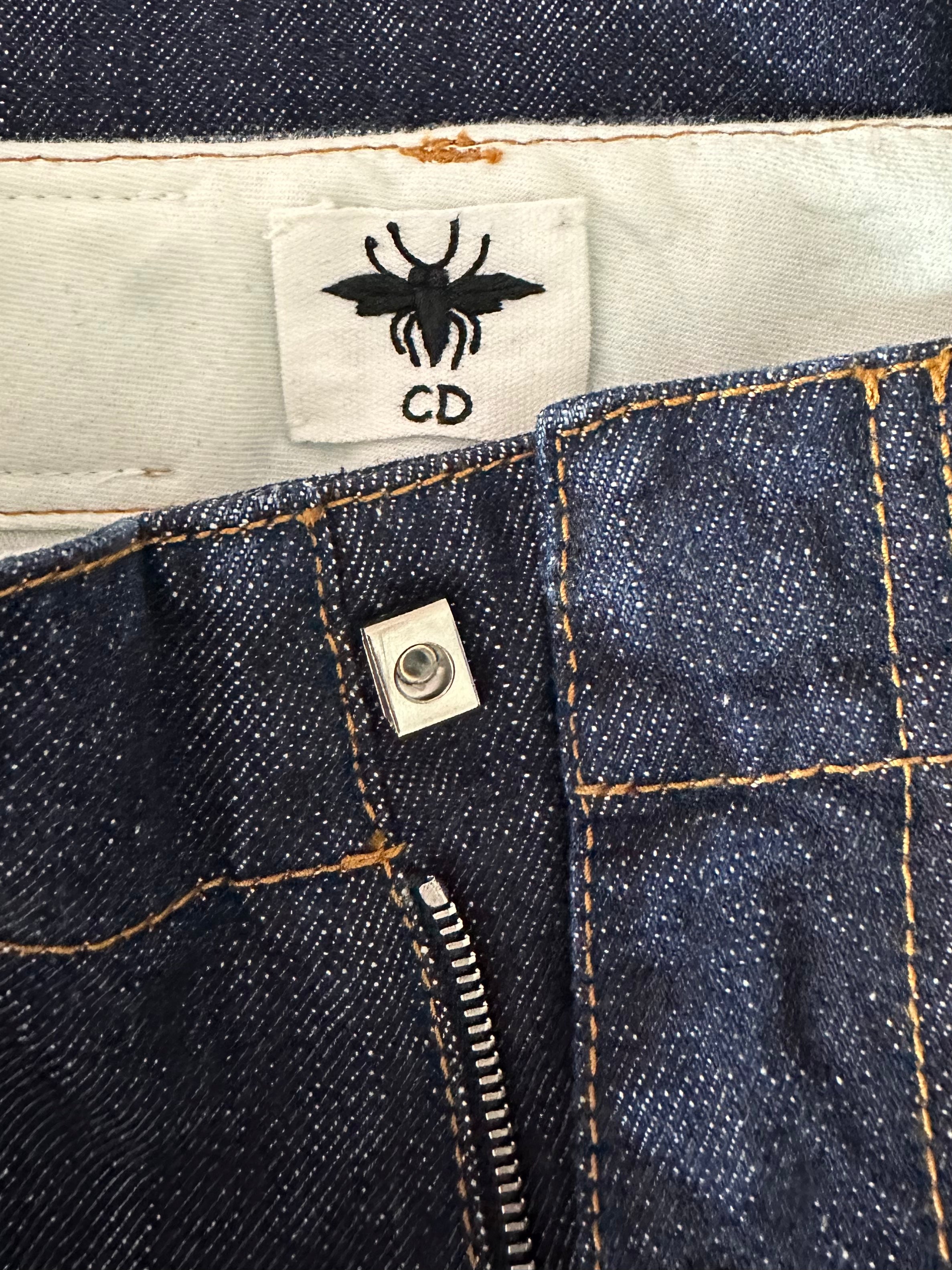 Christian Dior 8 cargo jeans D02 Deep blue cotton denim - size 32 FR