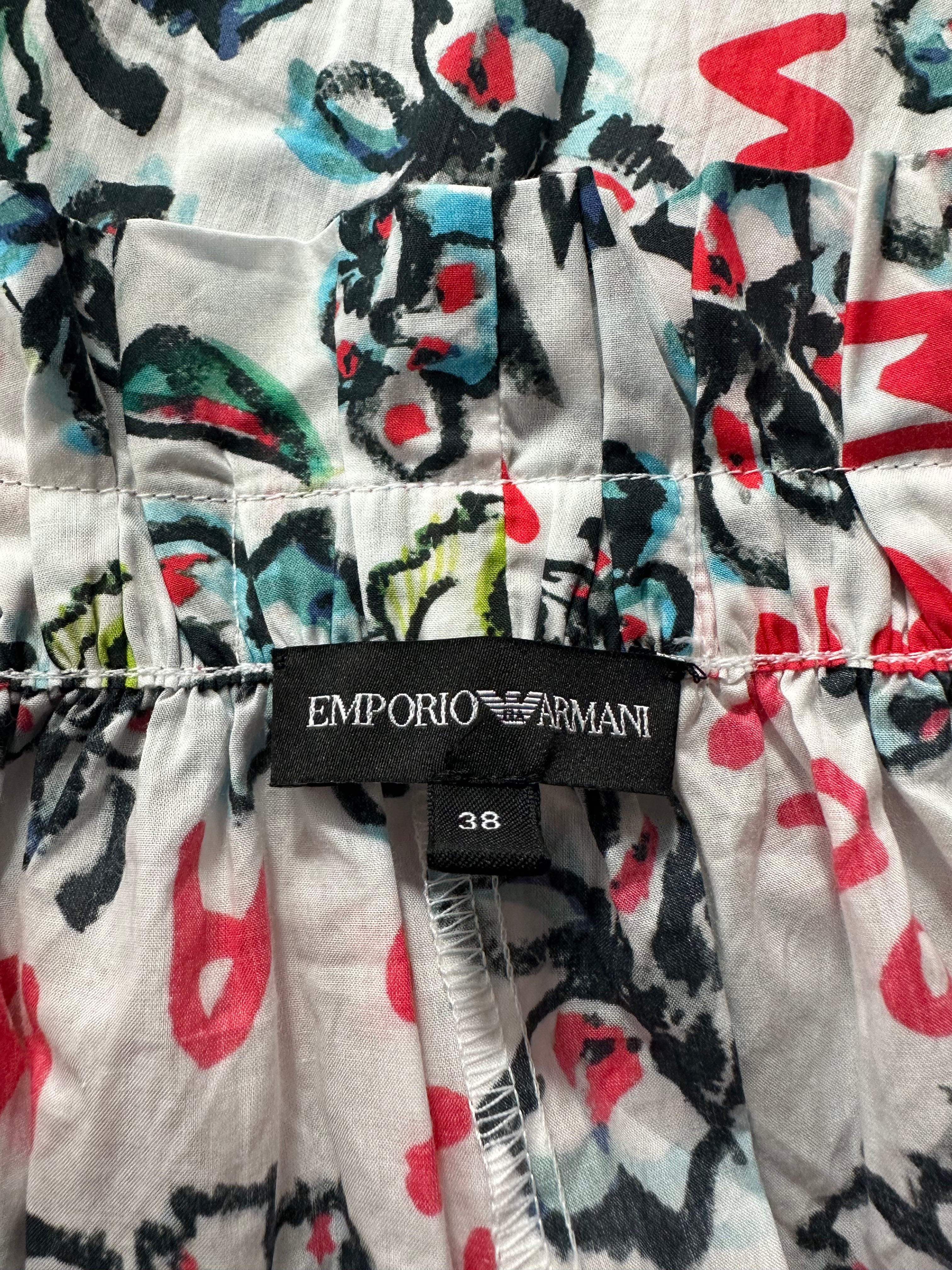 Emporio Armani floral Midi skirt - size 38 EUR