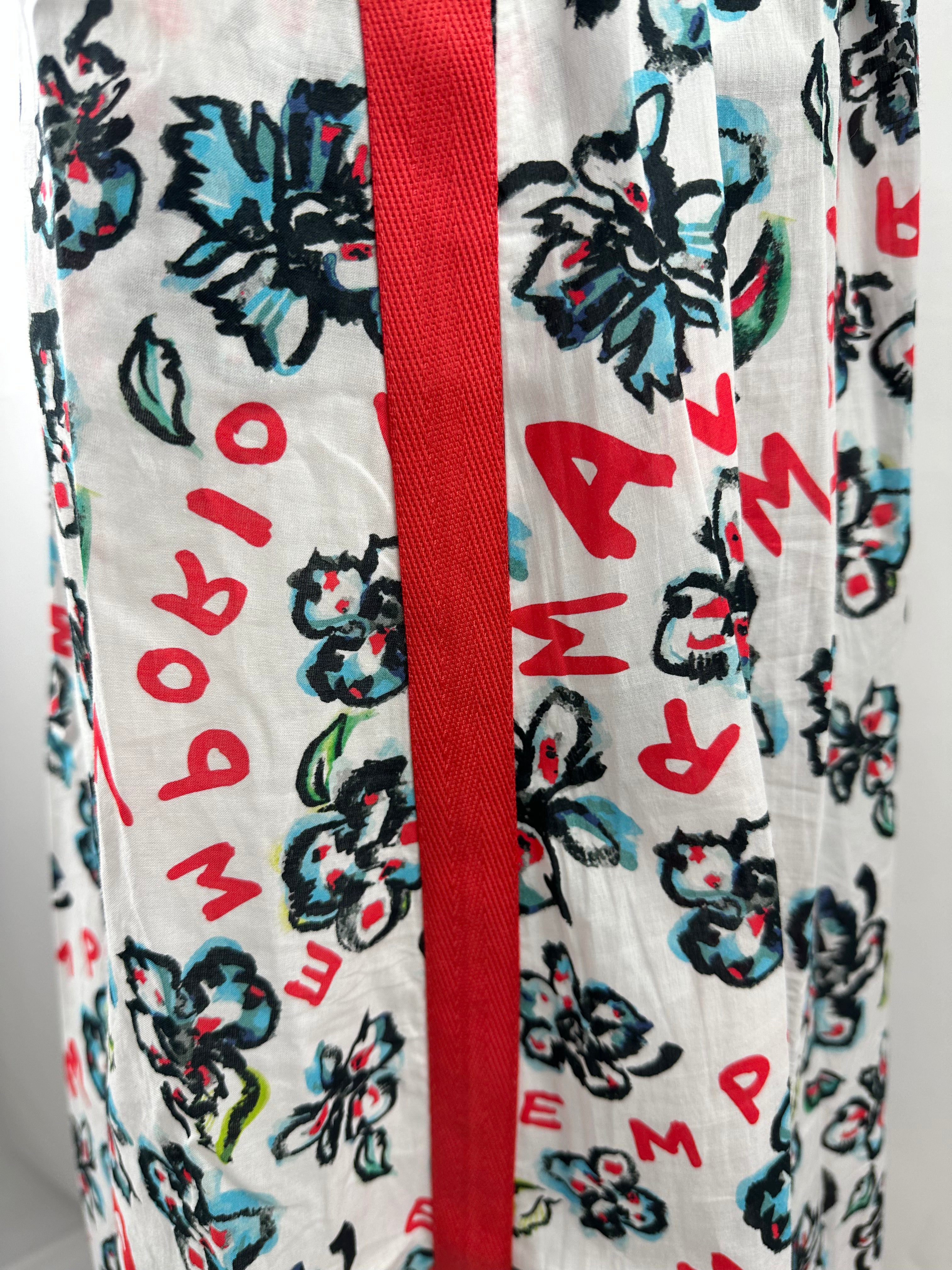 Emporio Armani floral Midi skirt - size 38 EUR