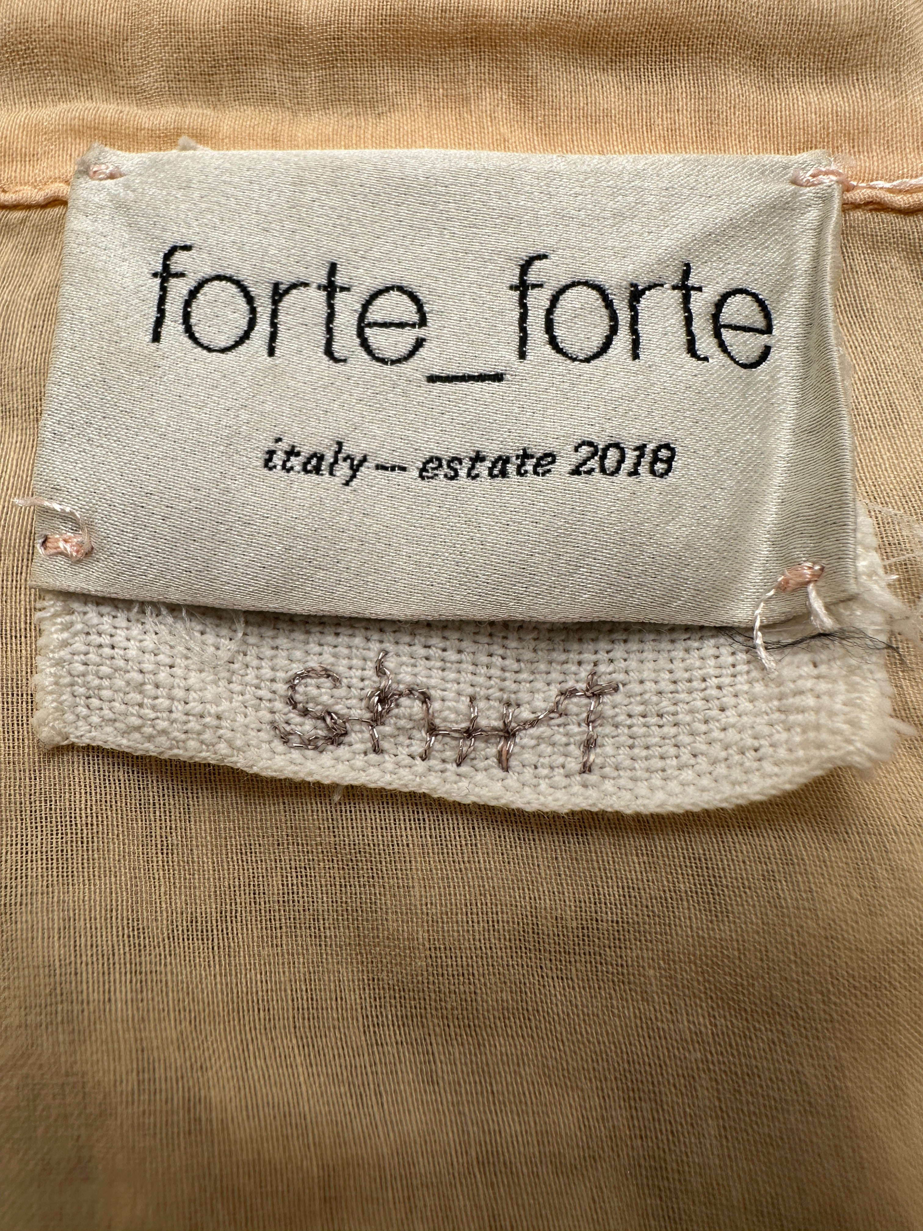 Forte_forte yellow blouse - size 38