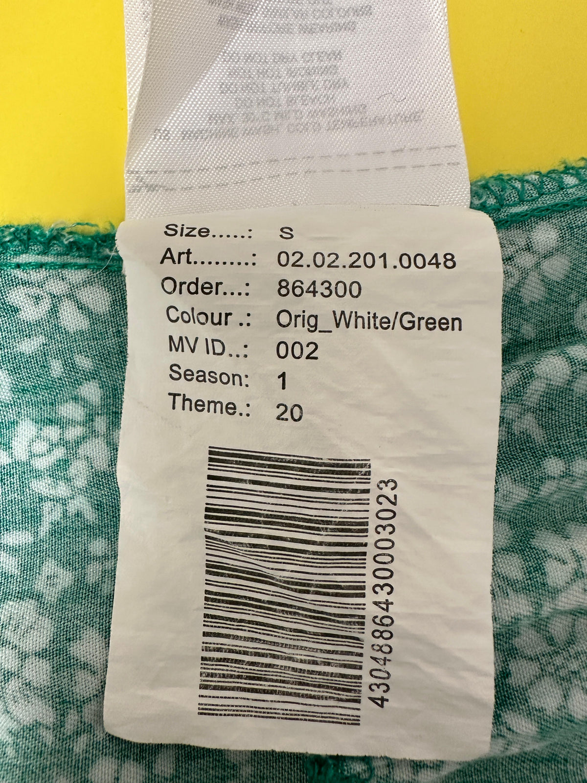FBsister green and white floral dress - size 36