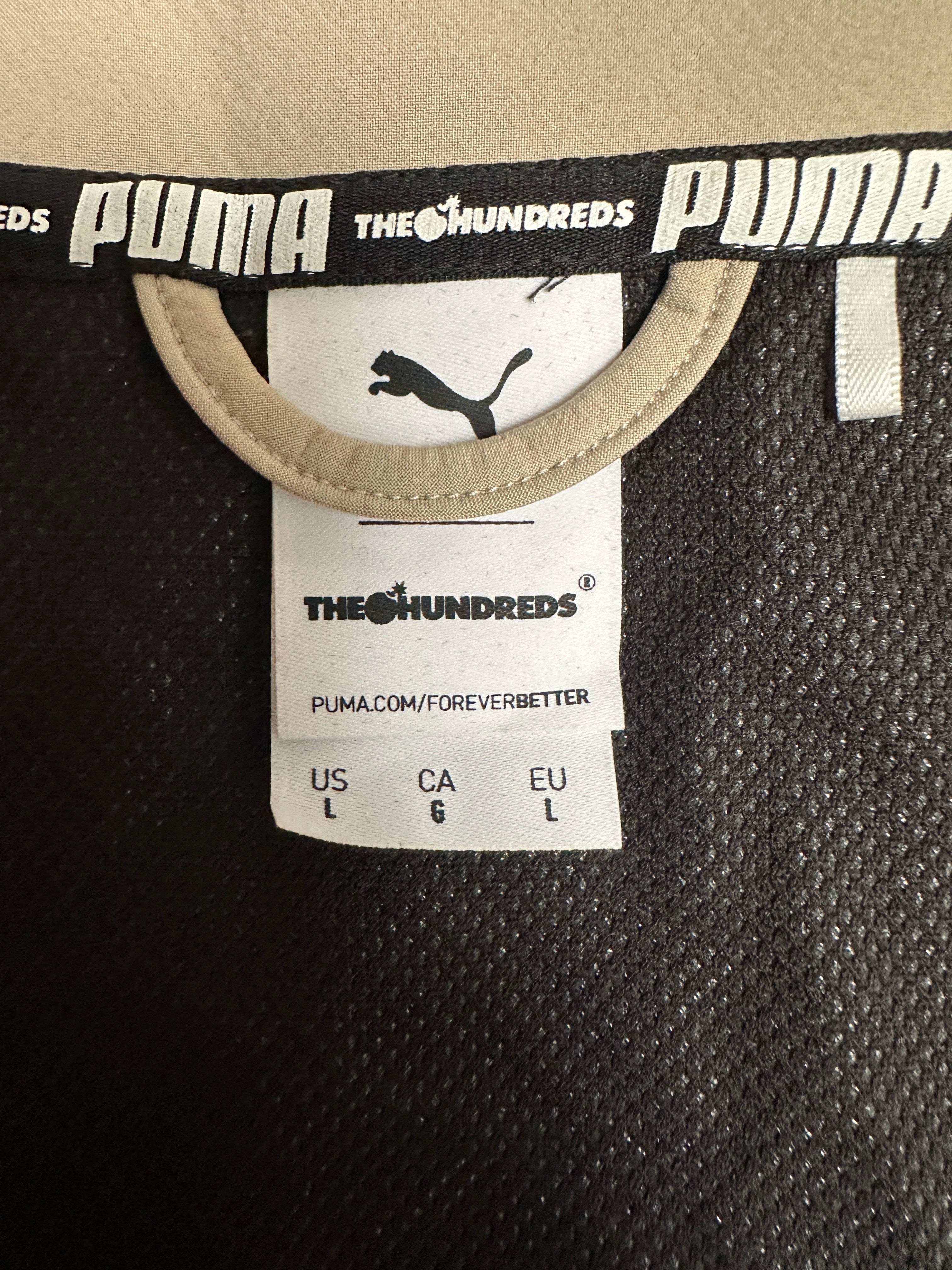 Puma x the hundreds beige workwear jacket - size L