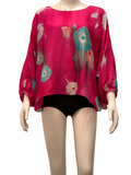 Giorgio Armani lightweight top with abstract floral details - size 44