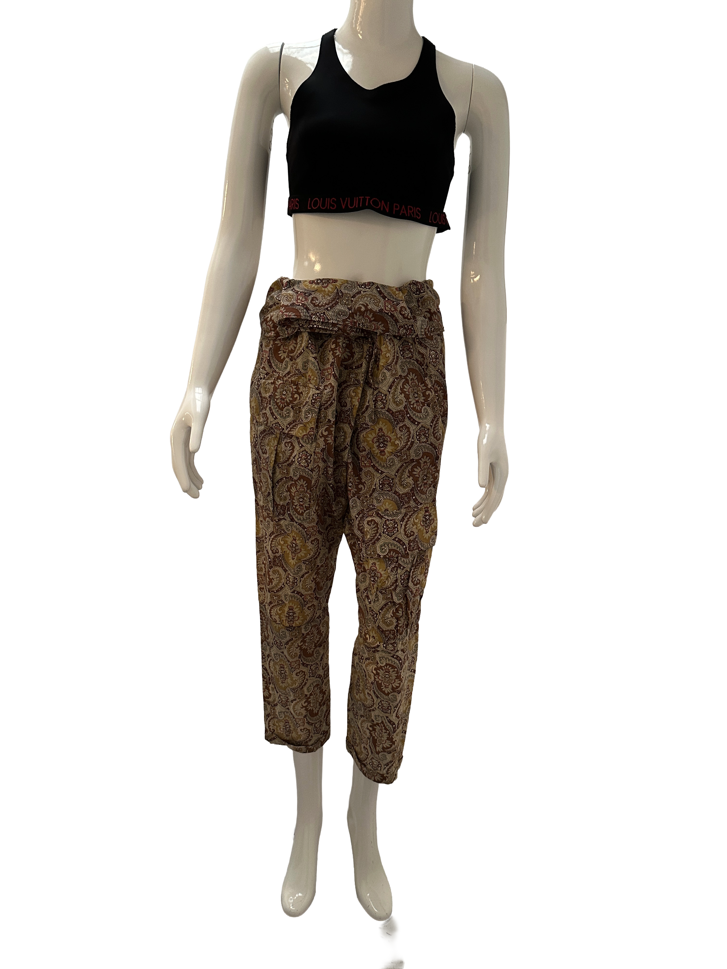 Laurence Bras Lightweight pants with pockets and pattern - size 38