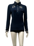La Martina long sleeves polo top - size 36