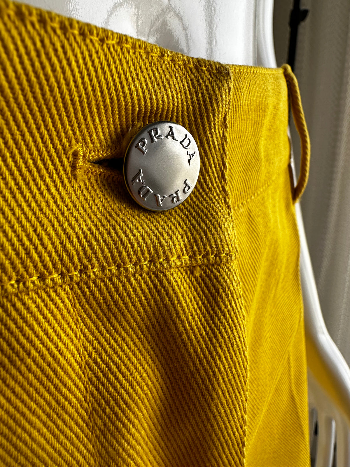 Prada yellow shorts - size 36