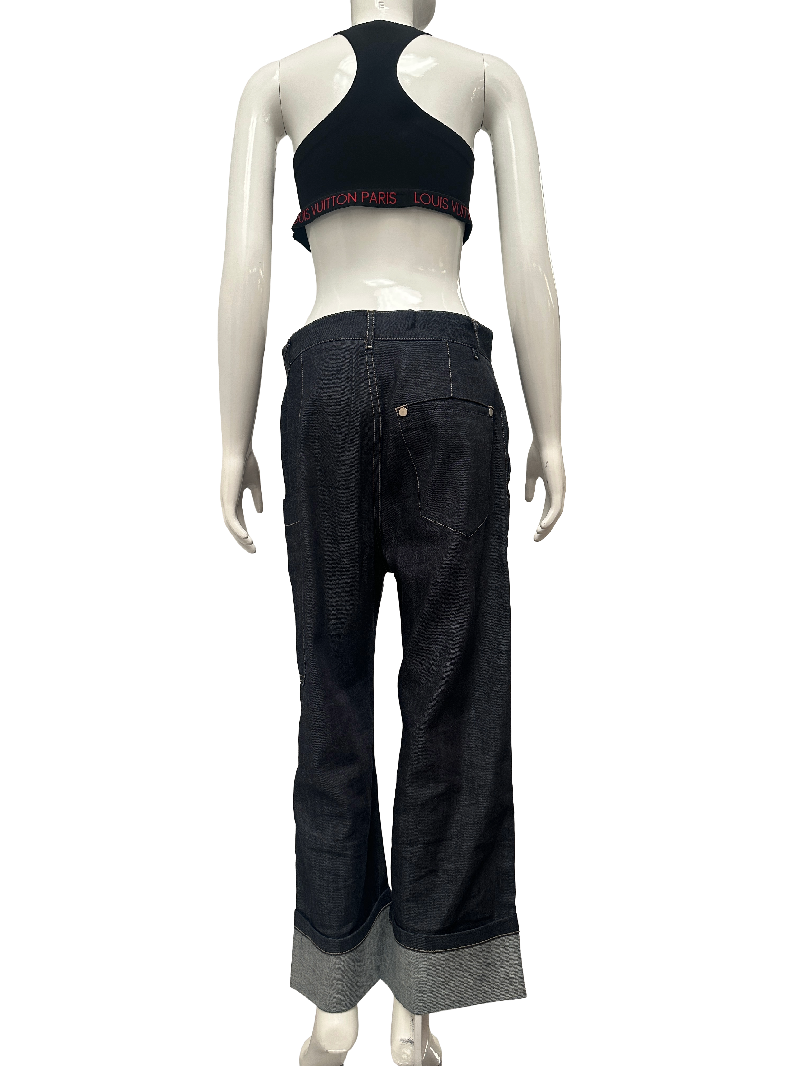 Sofie D'Hoore dark denim wide pants - size 36