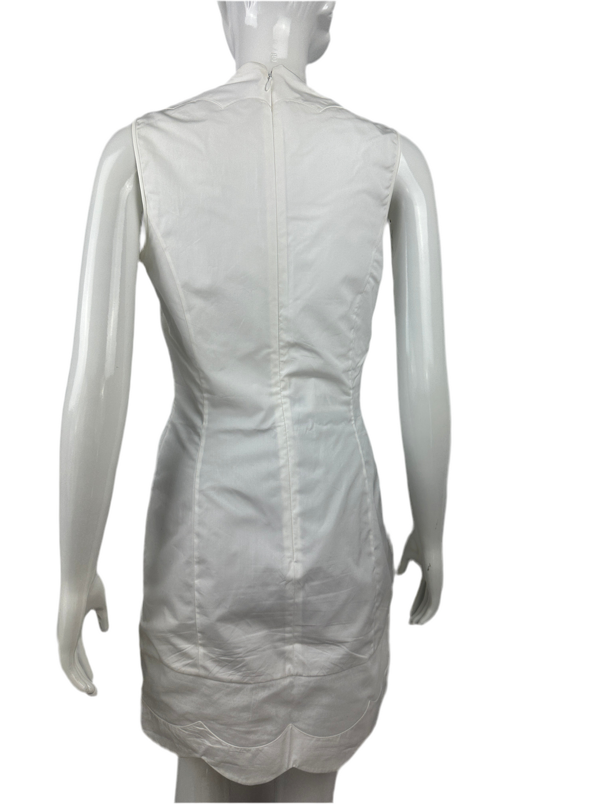 Dior white cotton dress - size 36