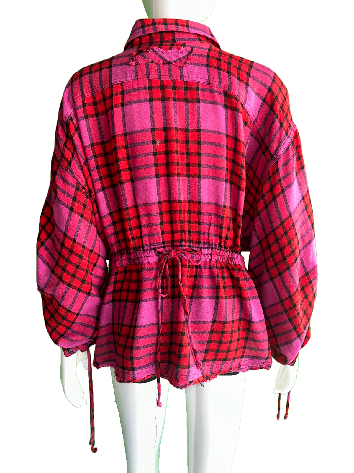 We the free Belted plaid shirt - size 40