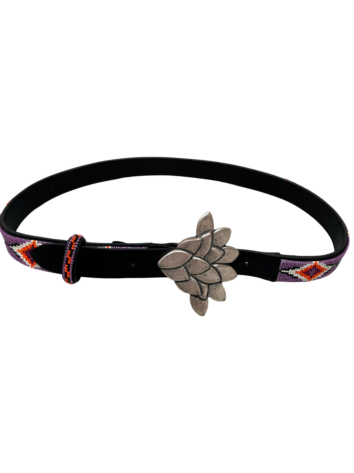 Isabel Marant Leather sequin embellishment belt