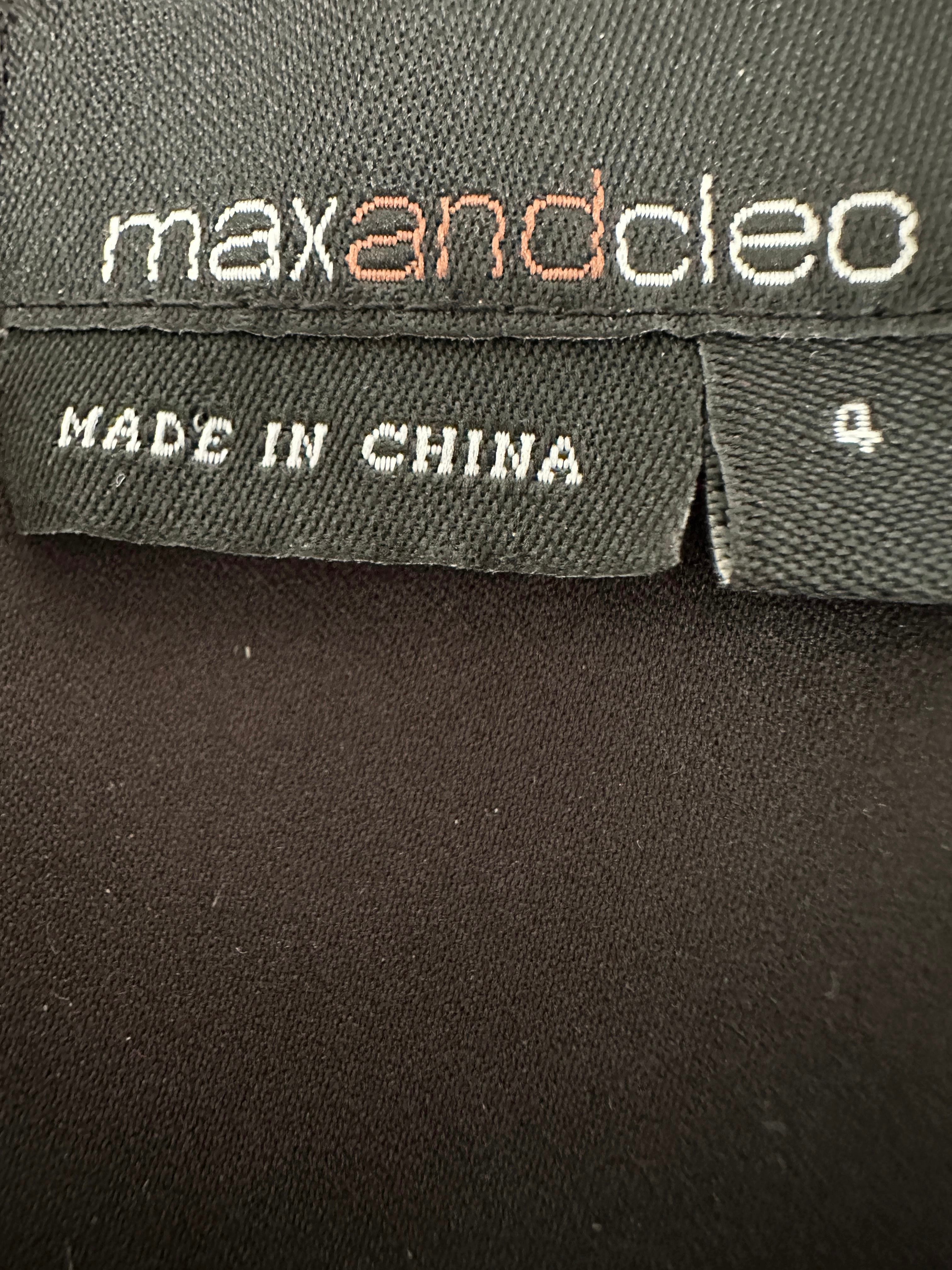 Max and Cleo long black dress - size 36