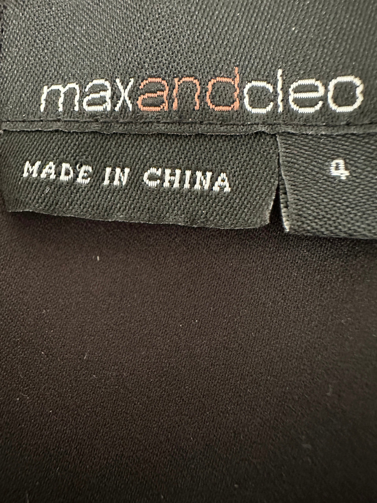 Max and Cleo long black dress - size 36