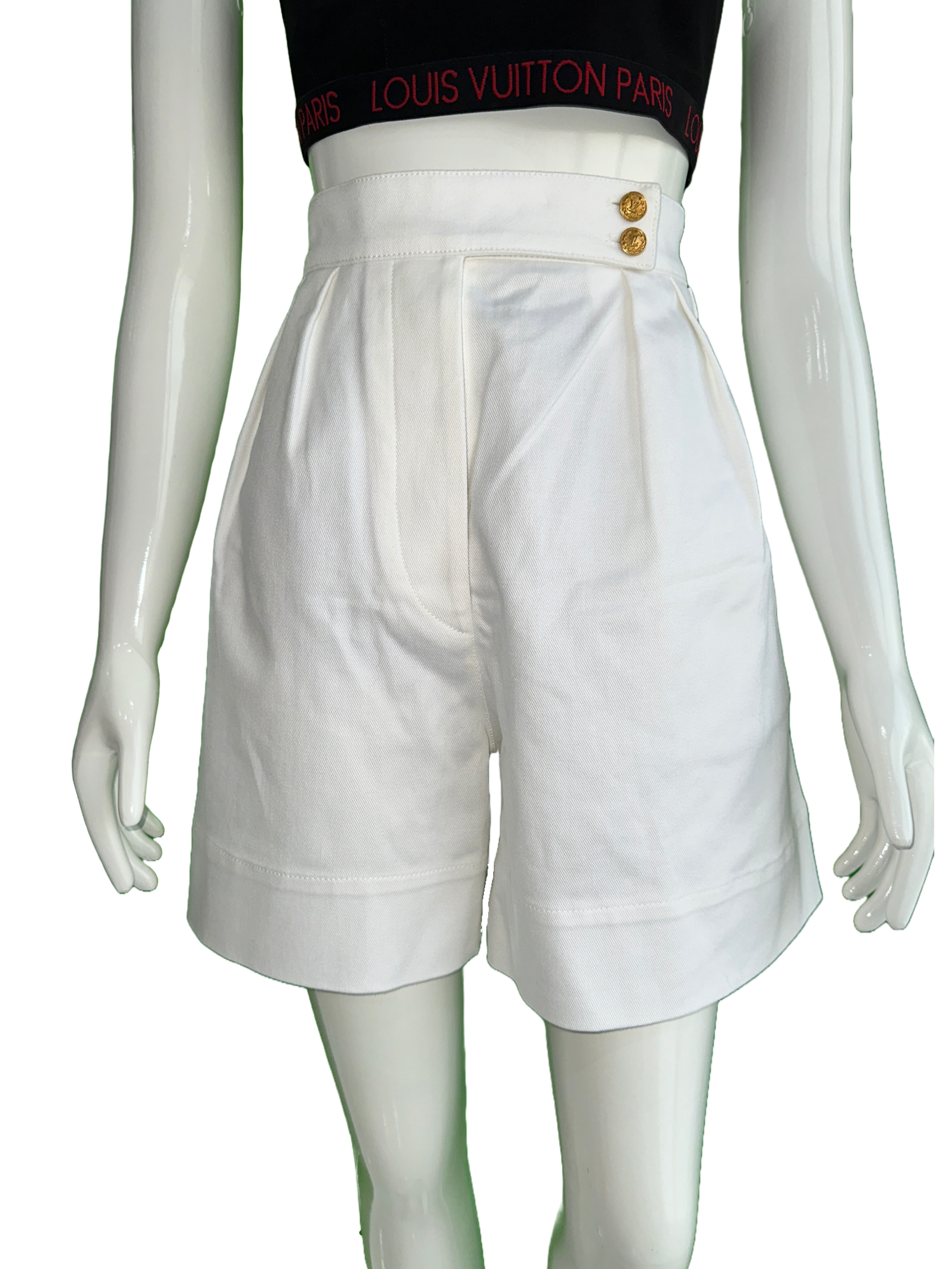 Louis Vuitton white shorts - size 42