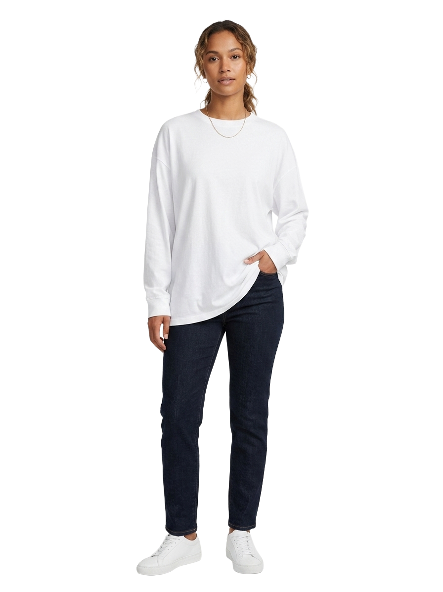 The Frankie Shop white rio oversized sleeve tee - size XS/S
