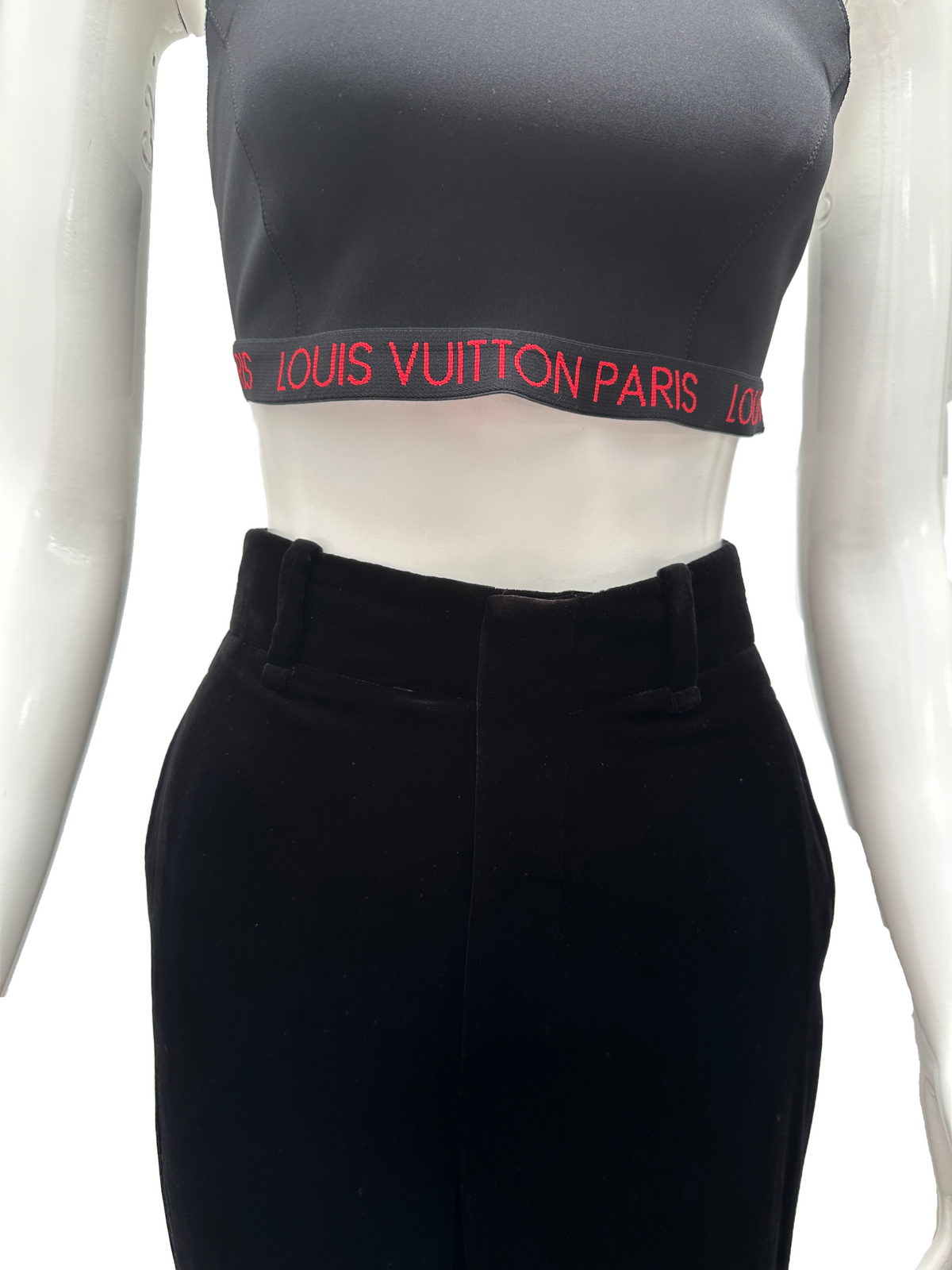 Vince black velvet pants - size 32