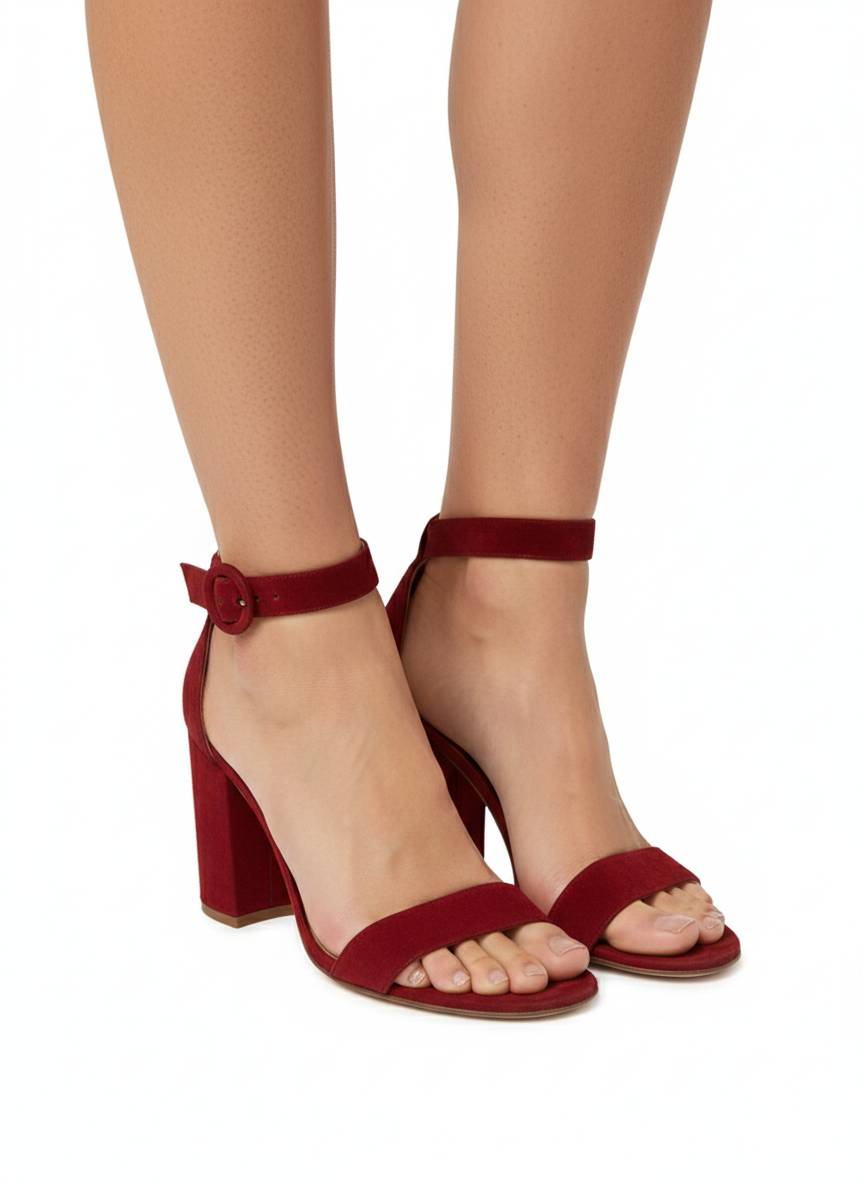 Gianvito Rossi suede block-heel sandals - size 40