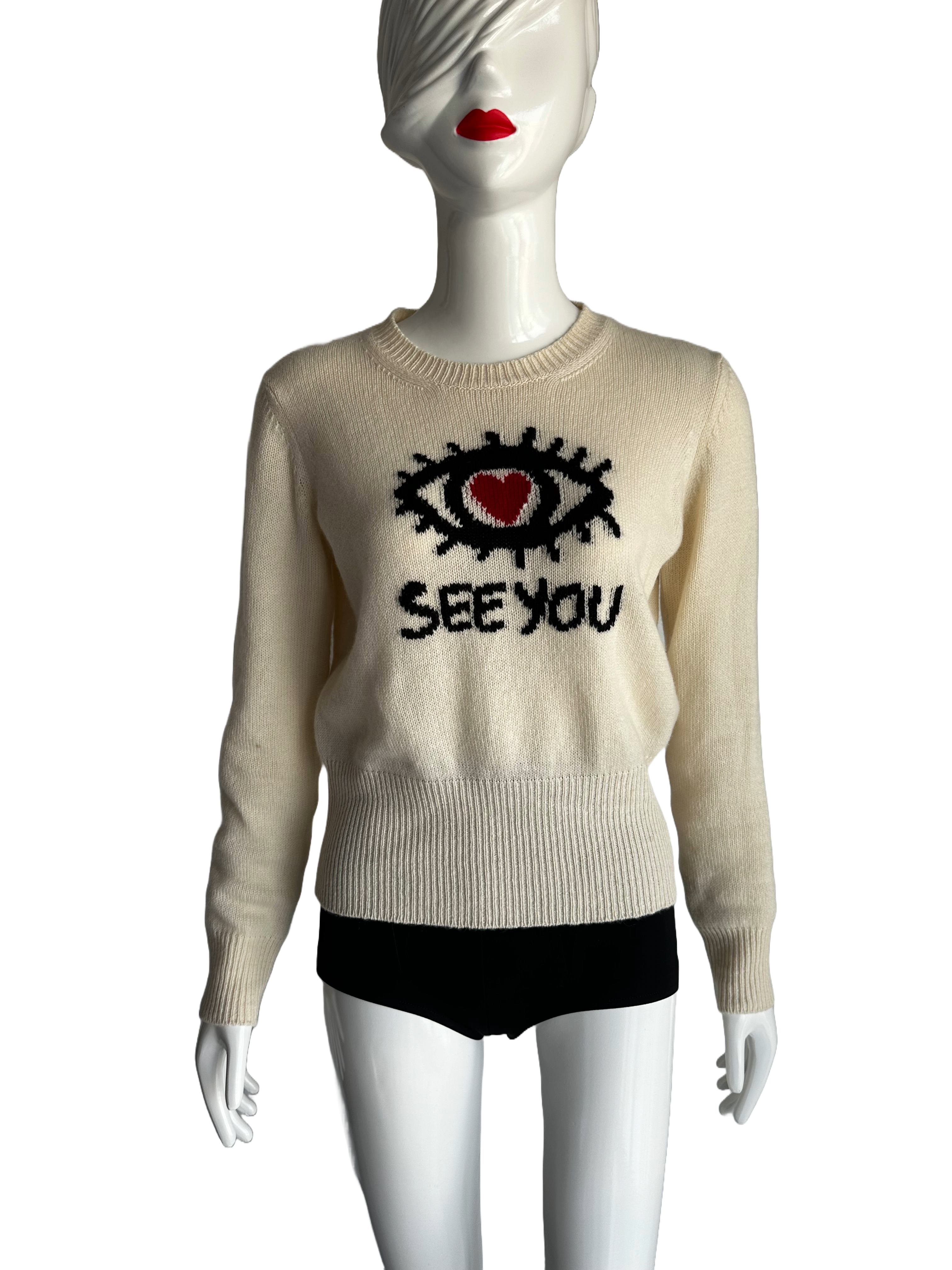 Dior “see you” cream sweater - size 40