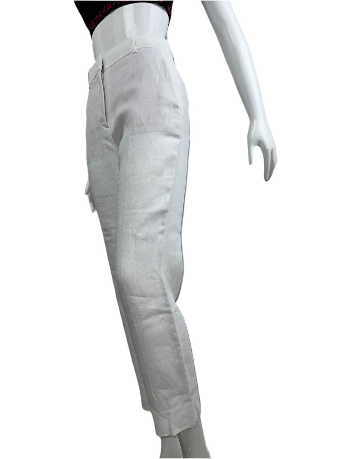 Loro Piana white straight-leg pants - size 38