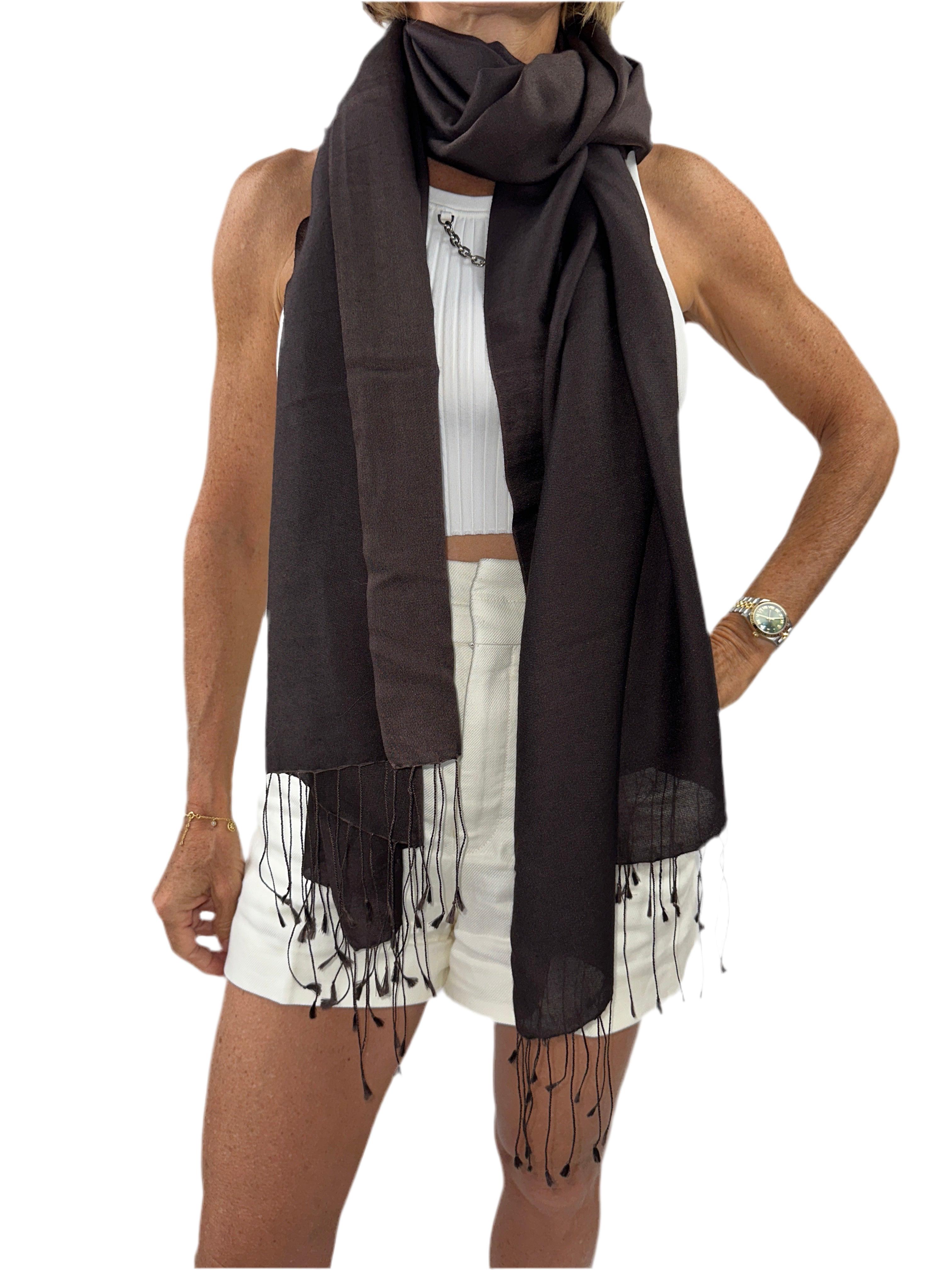 Hugo Boss brown stole