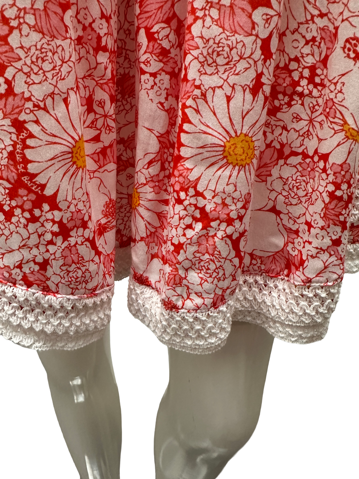 Poupette St Barth Sasha floral red dress - size 36