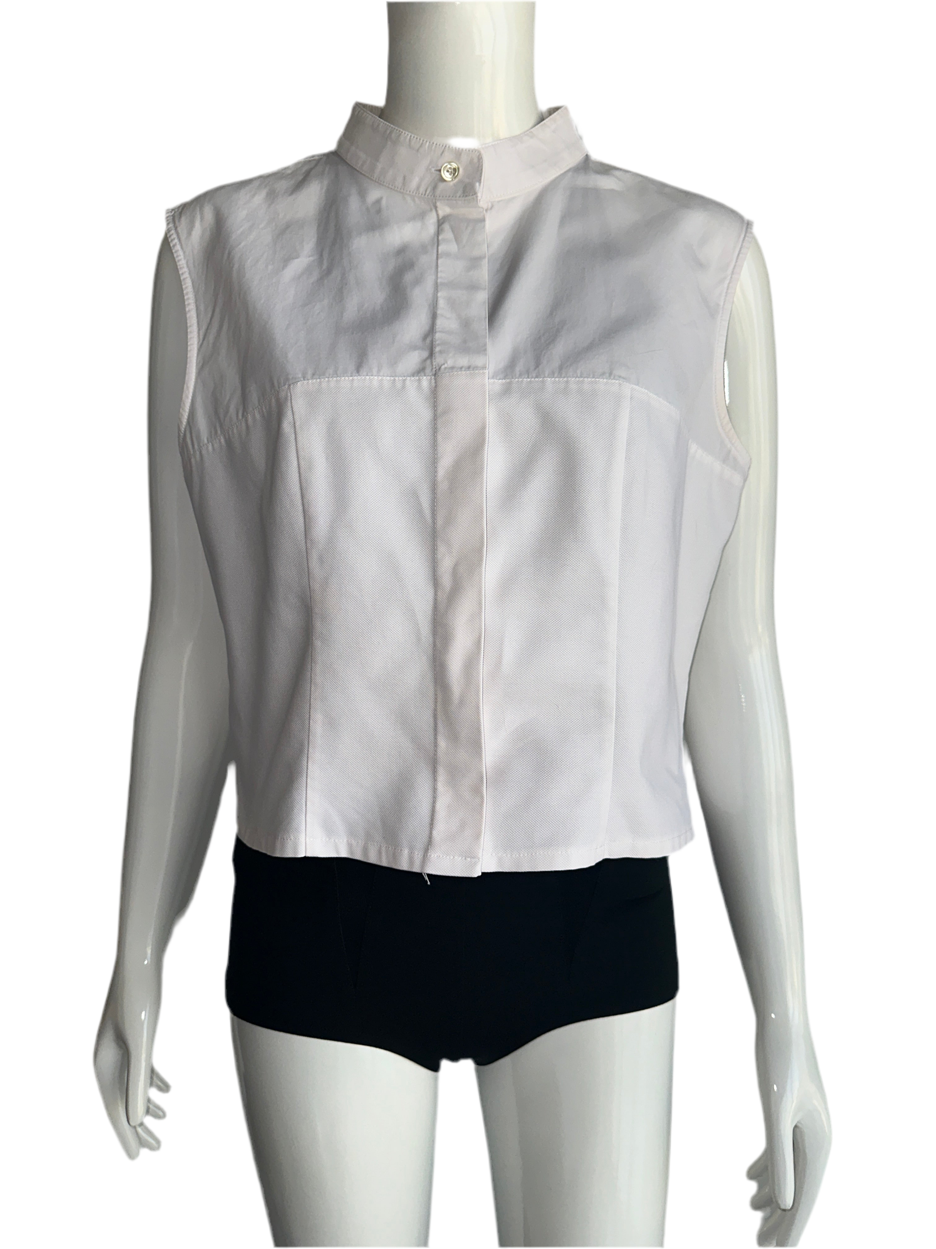 Chloé blouse croc top sleeveless - size 42