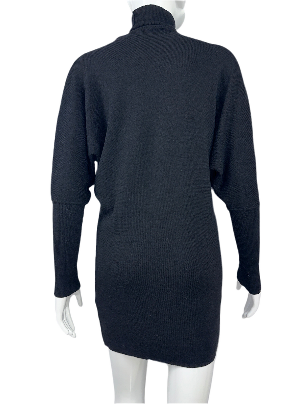 Max Mara turtleneck sweater dress with batwing sleeves - size 36