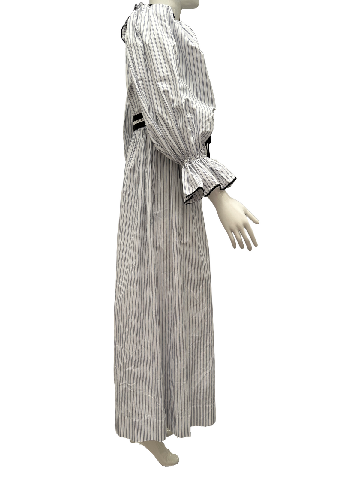 Lug Von Siga white dress with blue stripes - size 38