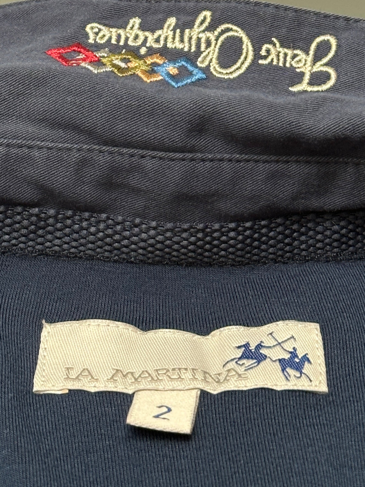 La Martina long sleeves polo top - size 36