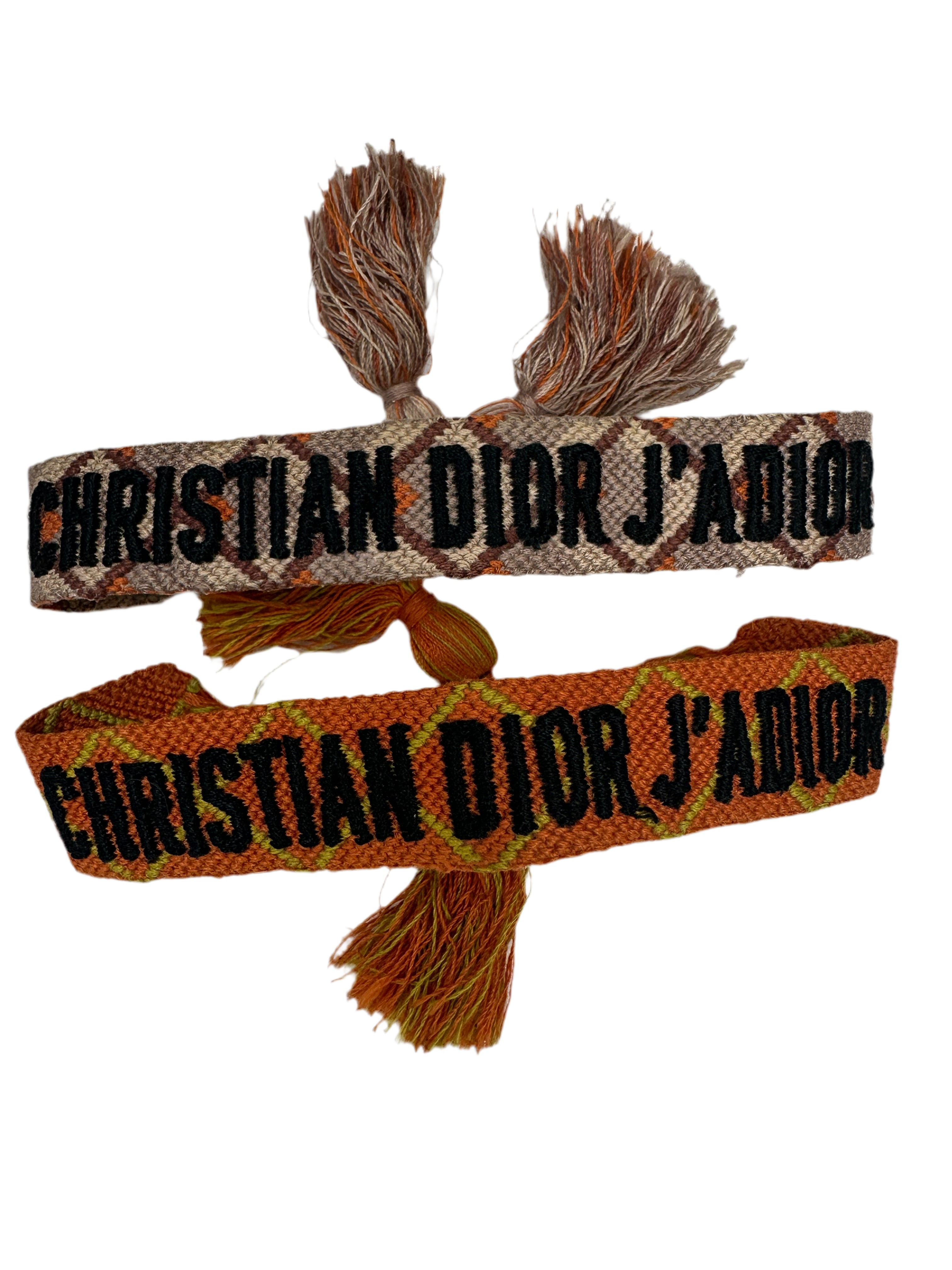 Set of 2 Multicolor J'adior cotton bracelet