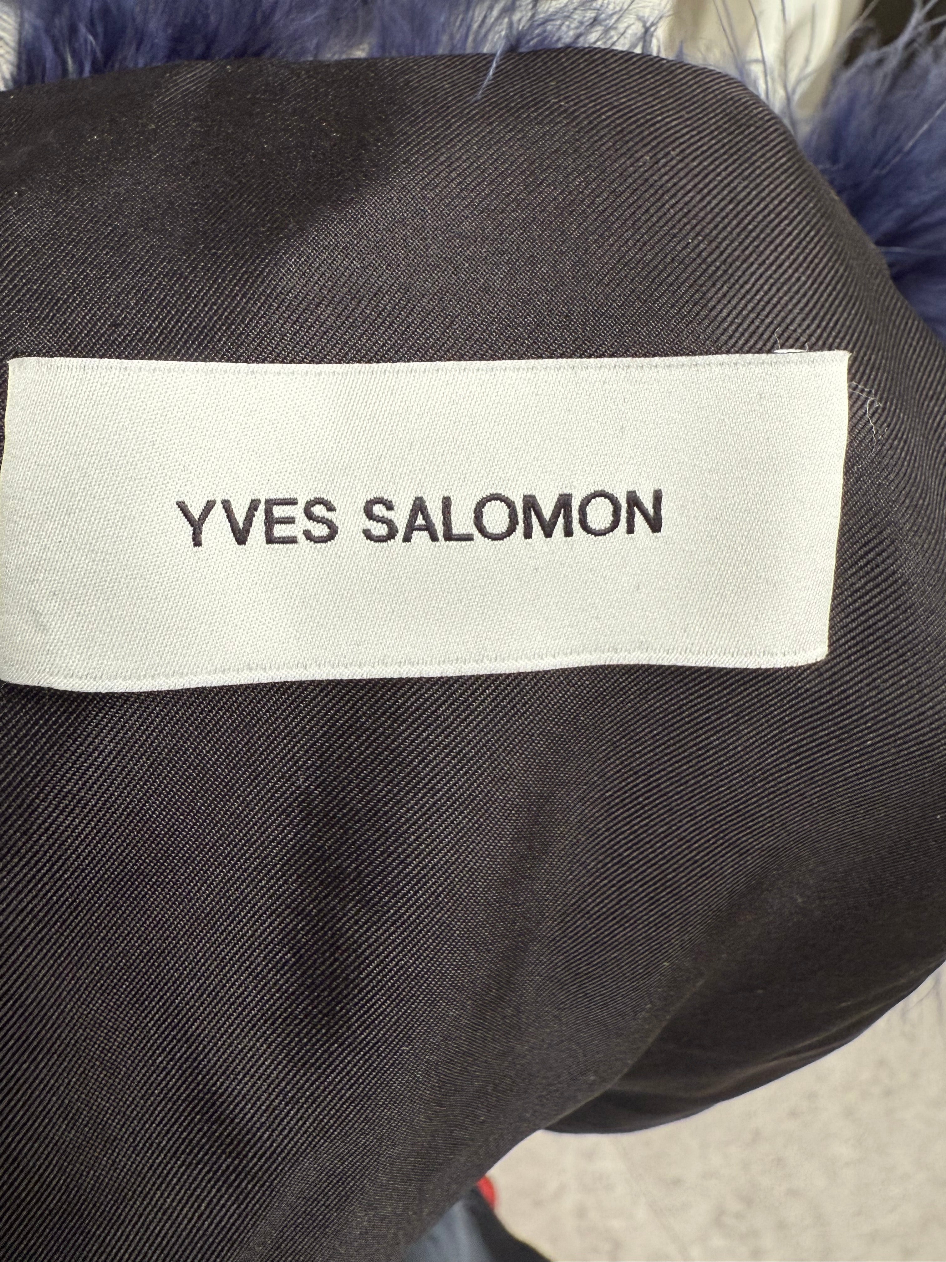 Yves Salomon feather gilet - size 40