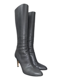 Jimmy Choo Glynn grainy calf leather boots - size 36.5