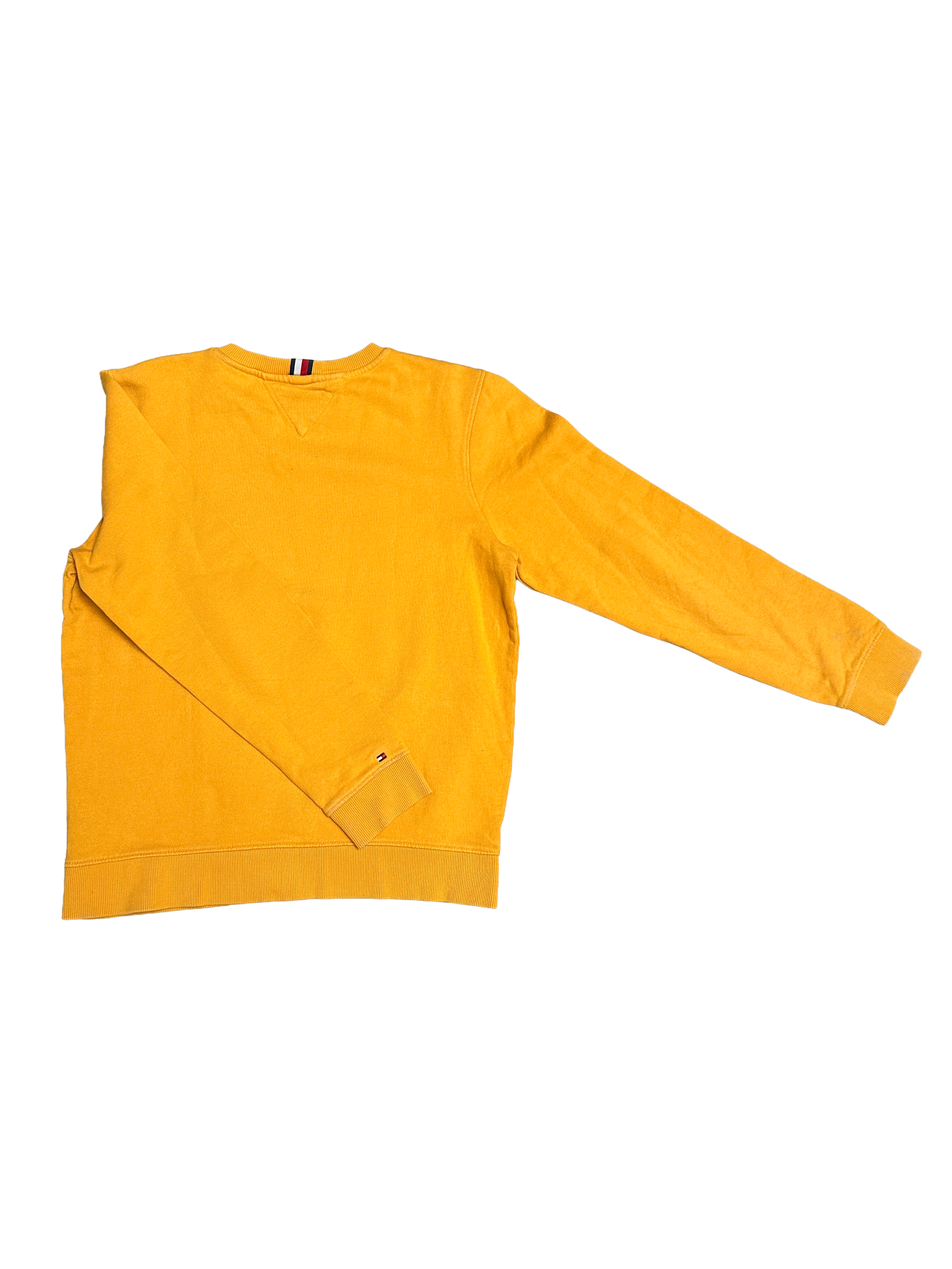 Tommy Hilfiger yellow sweater with logo - size L